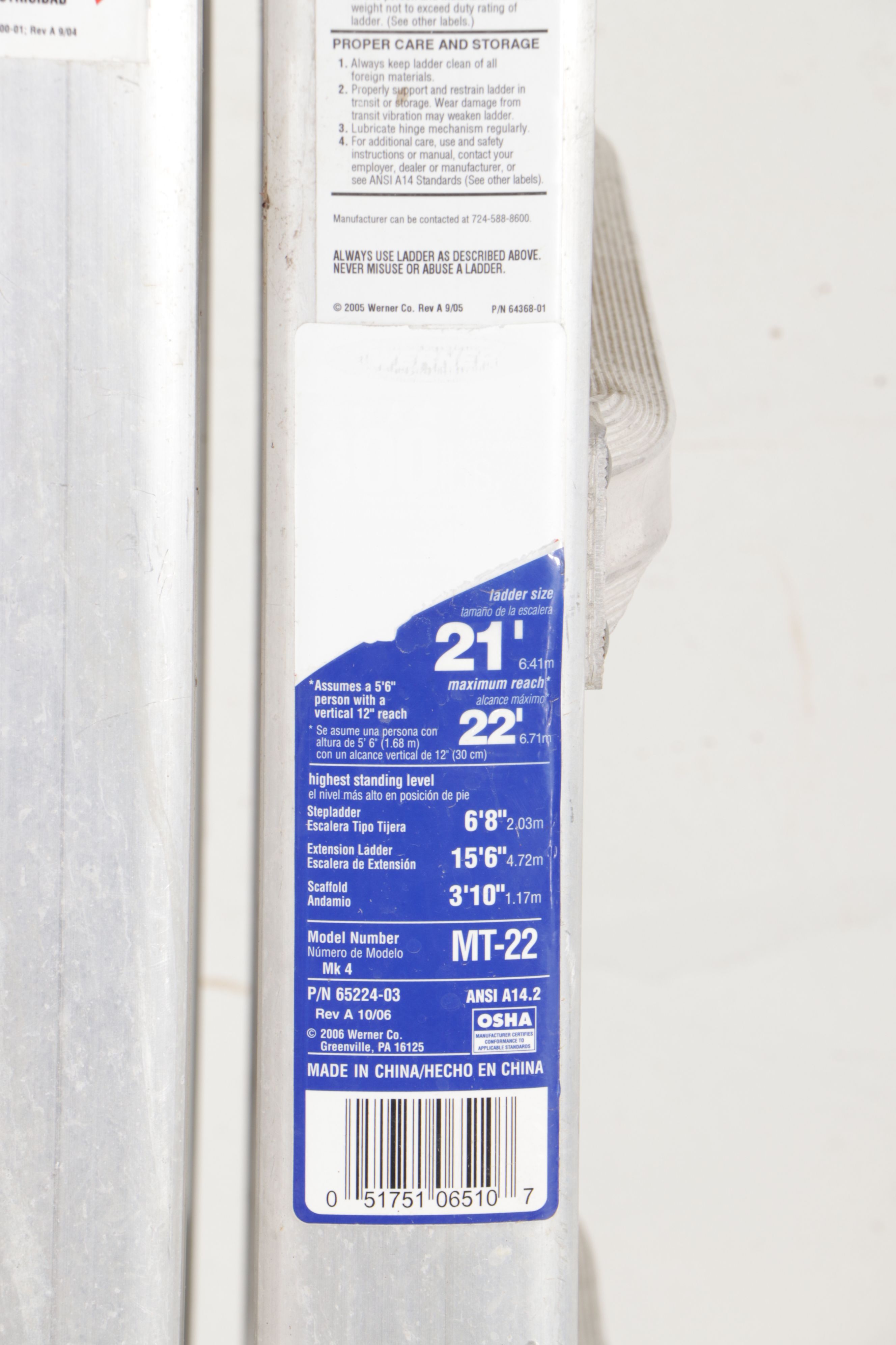 Gorilla Ladders and Werner Aluminum Multipurpose Ladders