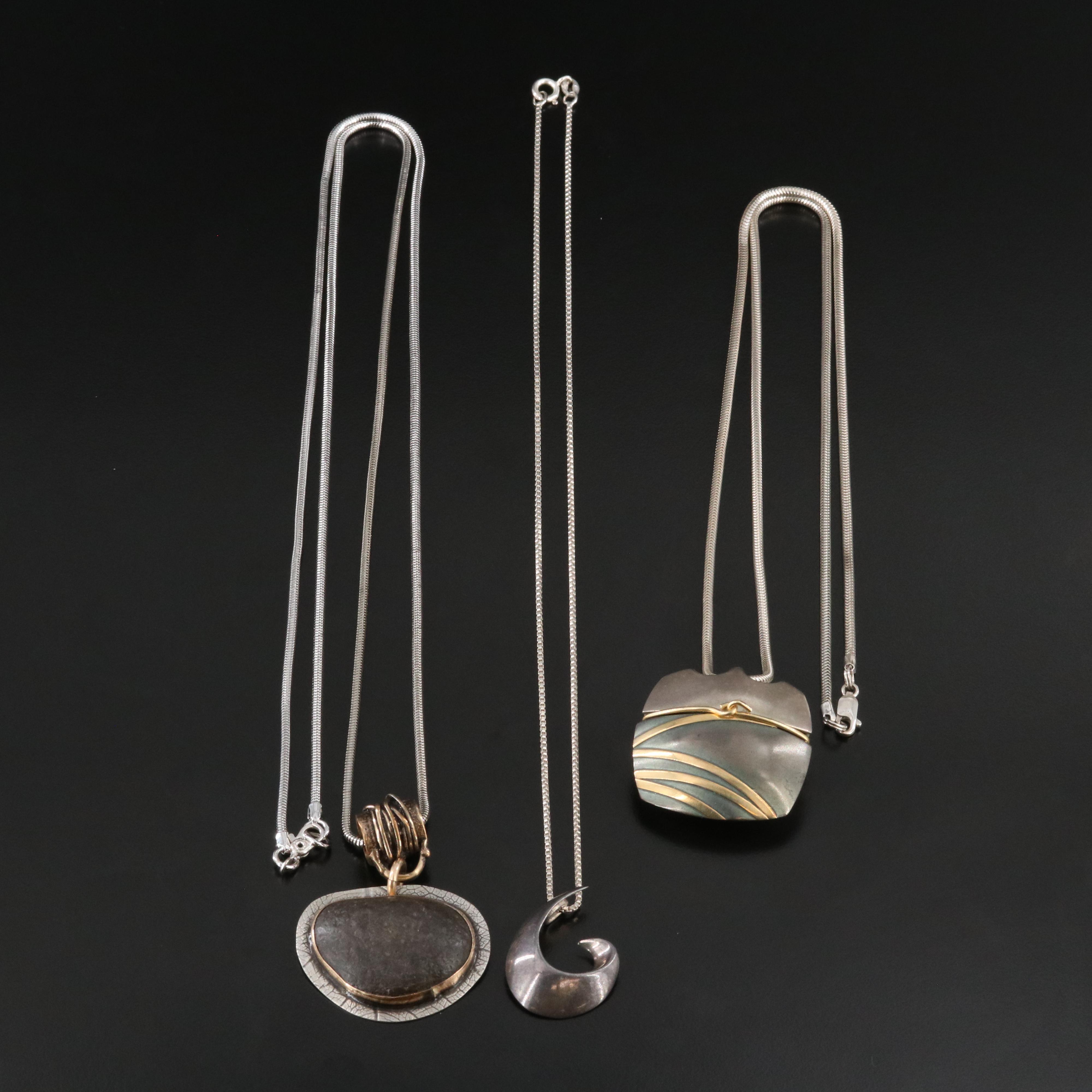 Necklace Collection Featuring Sterling