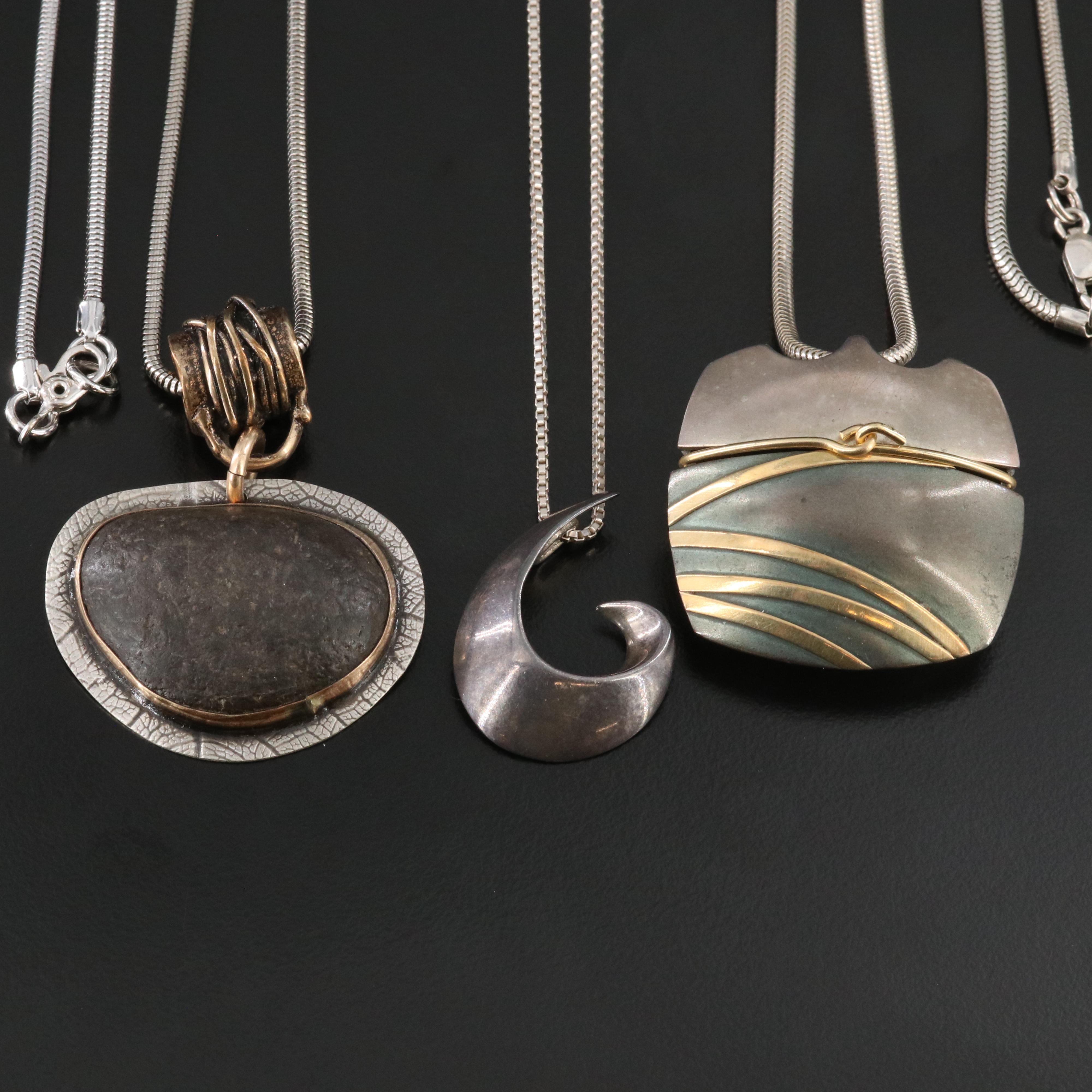 Necklace Collection Featuring Sterling