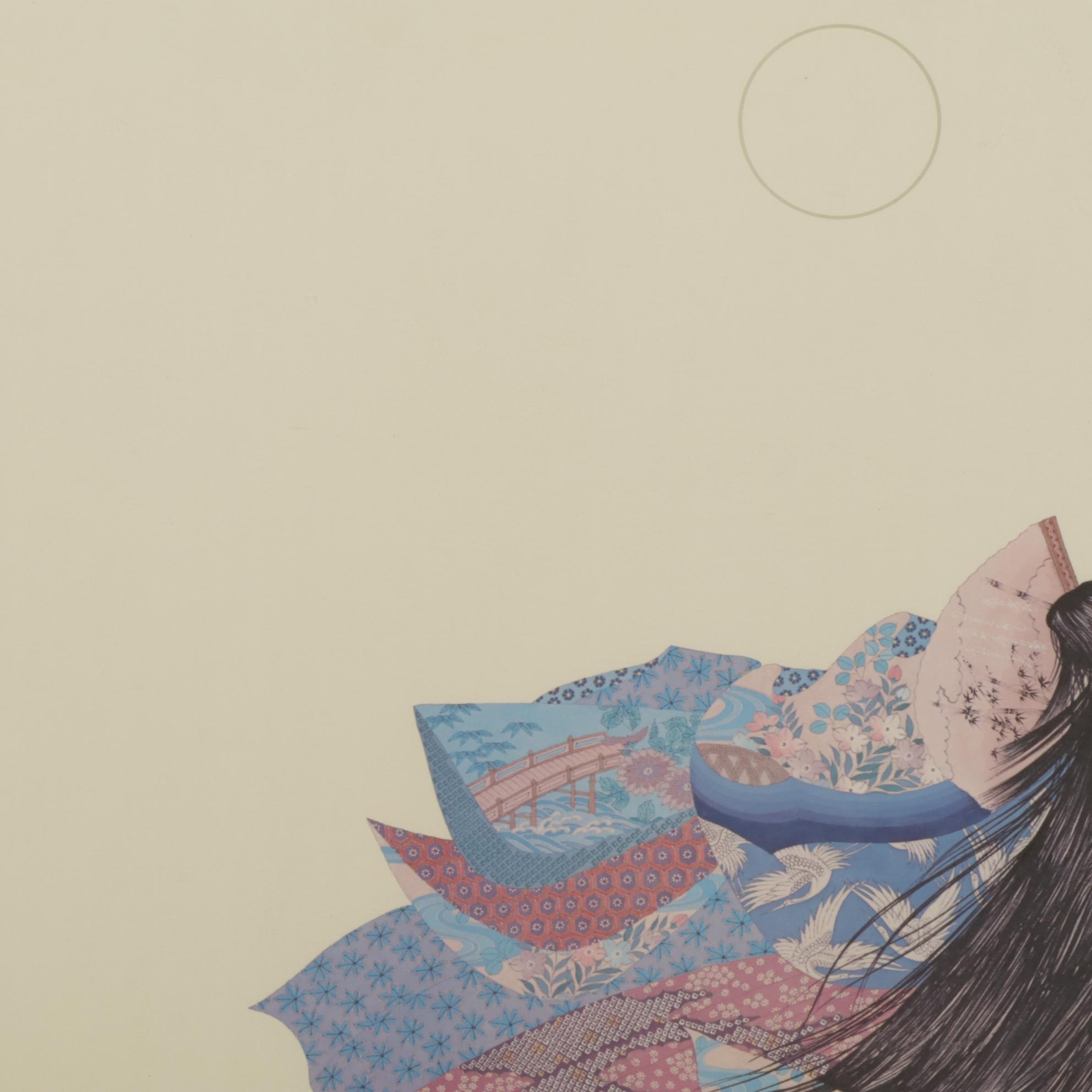 Hisashi Otsuka "Dance of the Twelve Kimonos" Offset Lithograph Poster, 1981