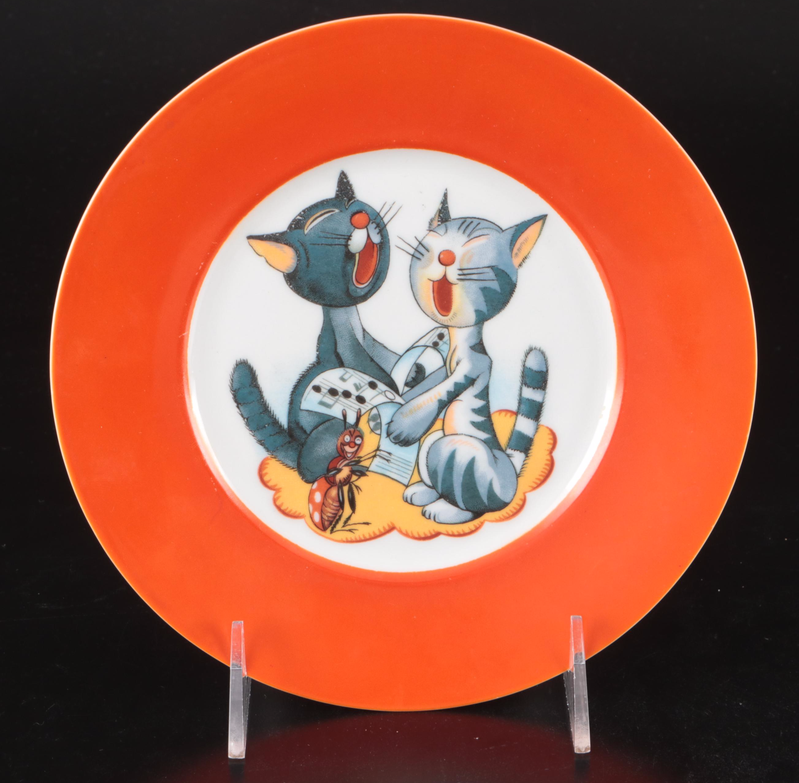 Charles Field Haviland Limoges "Earthly Paradise" Salad Plates, Other Dinnerware