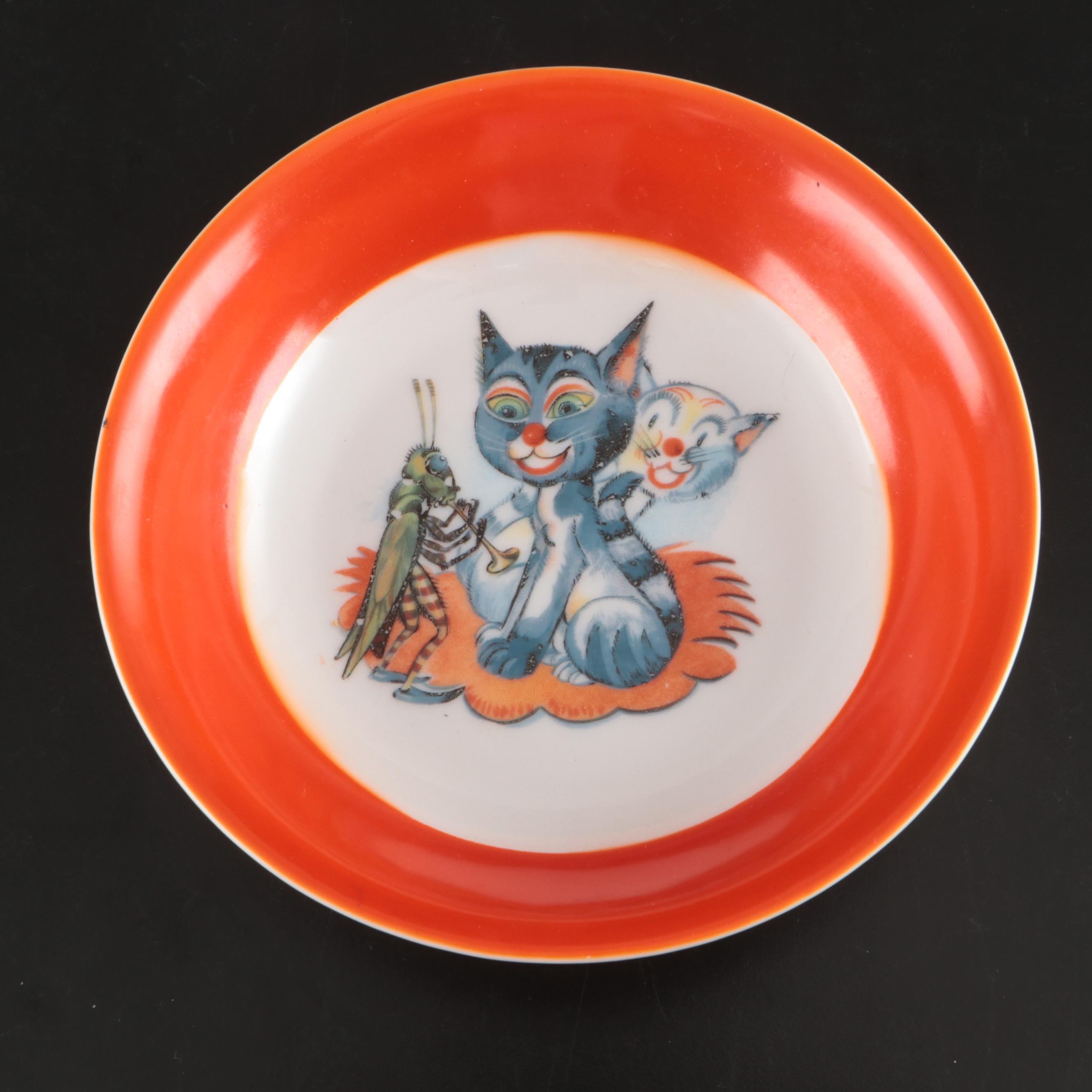 Charles Field Haviland Limoges "Earthly Paradise" Salad Plates, Other Dinnerware