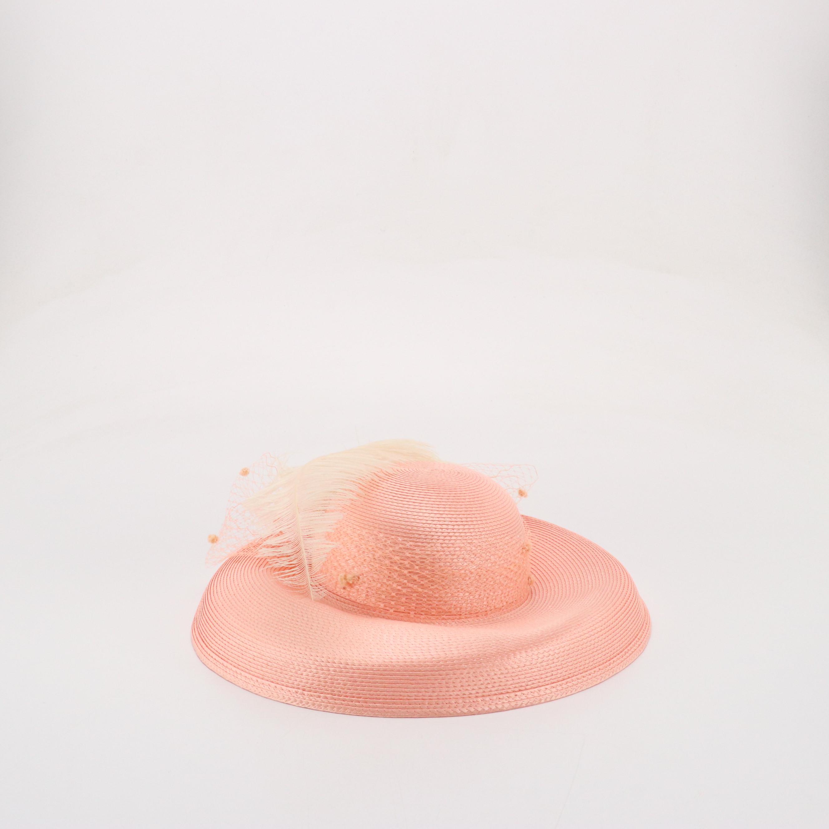 Pink Kentucky Derby and Wide Brim Hats with Hat Box