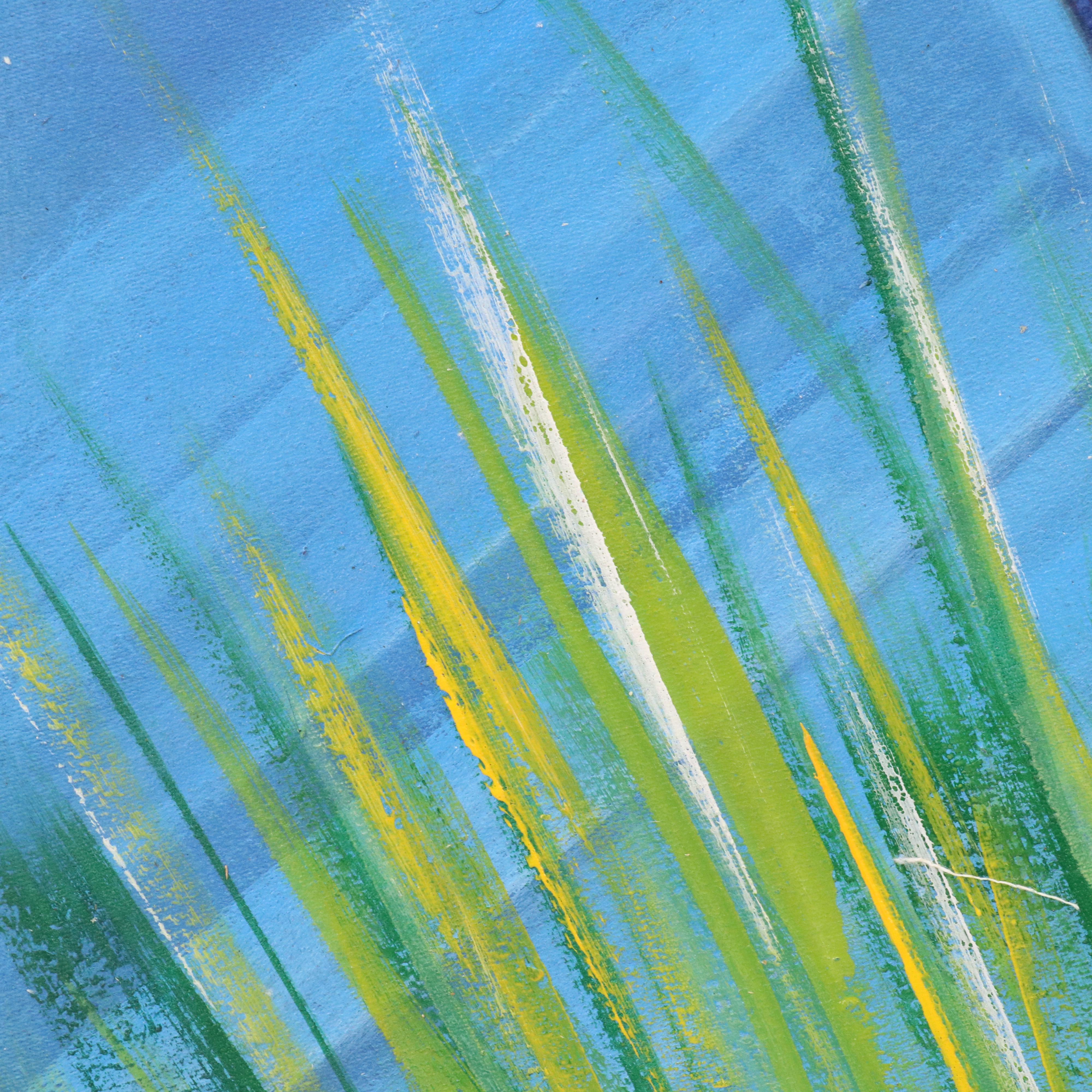 Bayo Ogundele Stylized Oil Painting of Rooster "Cock," 2025