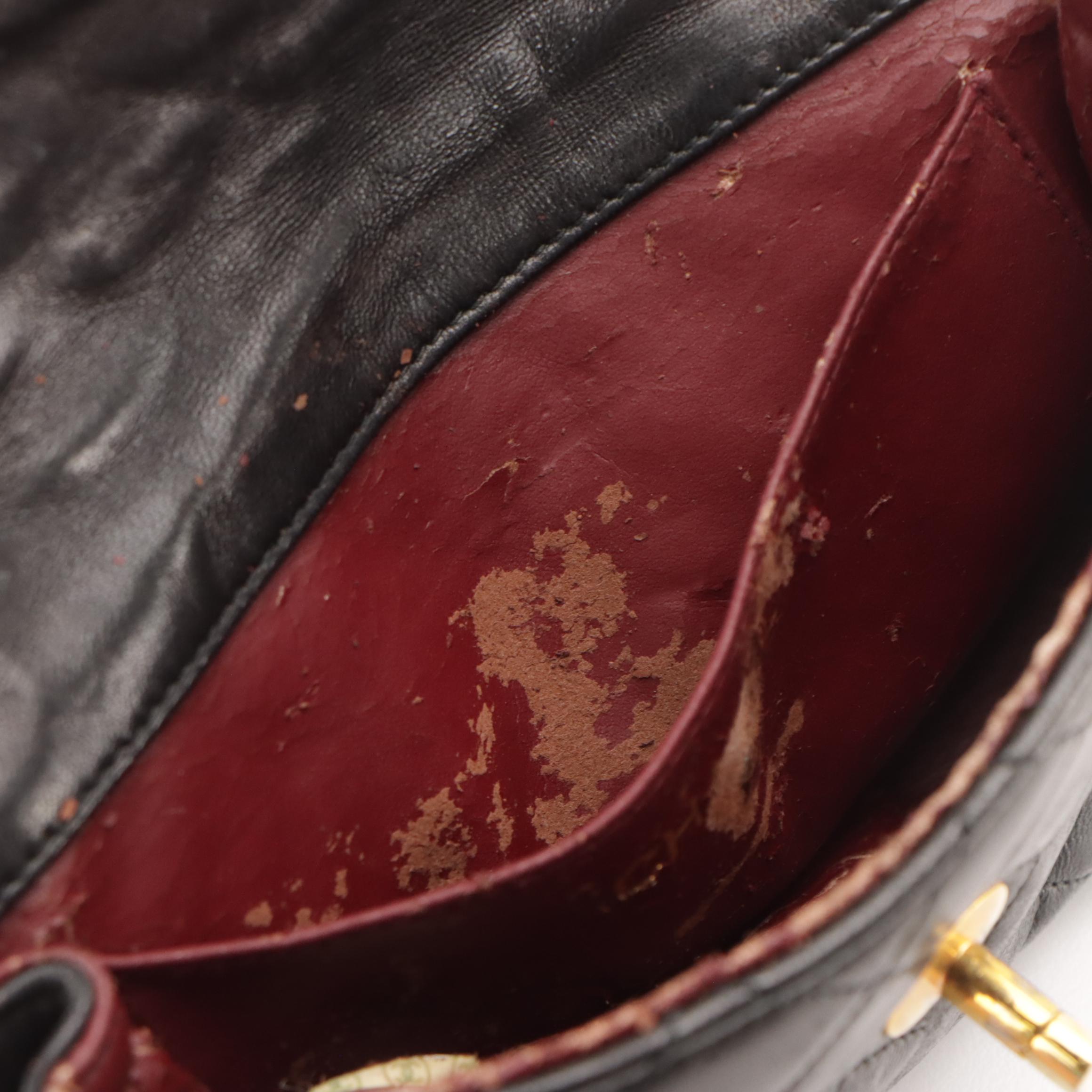 Chanel Mini Quilted Leather CC Flap Crossbody Bag with Interwoven Chain Strap