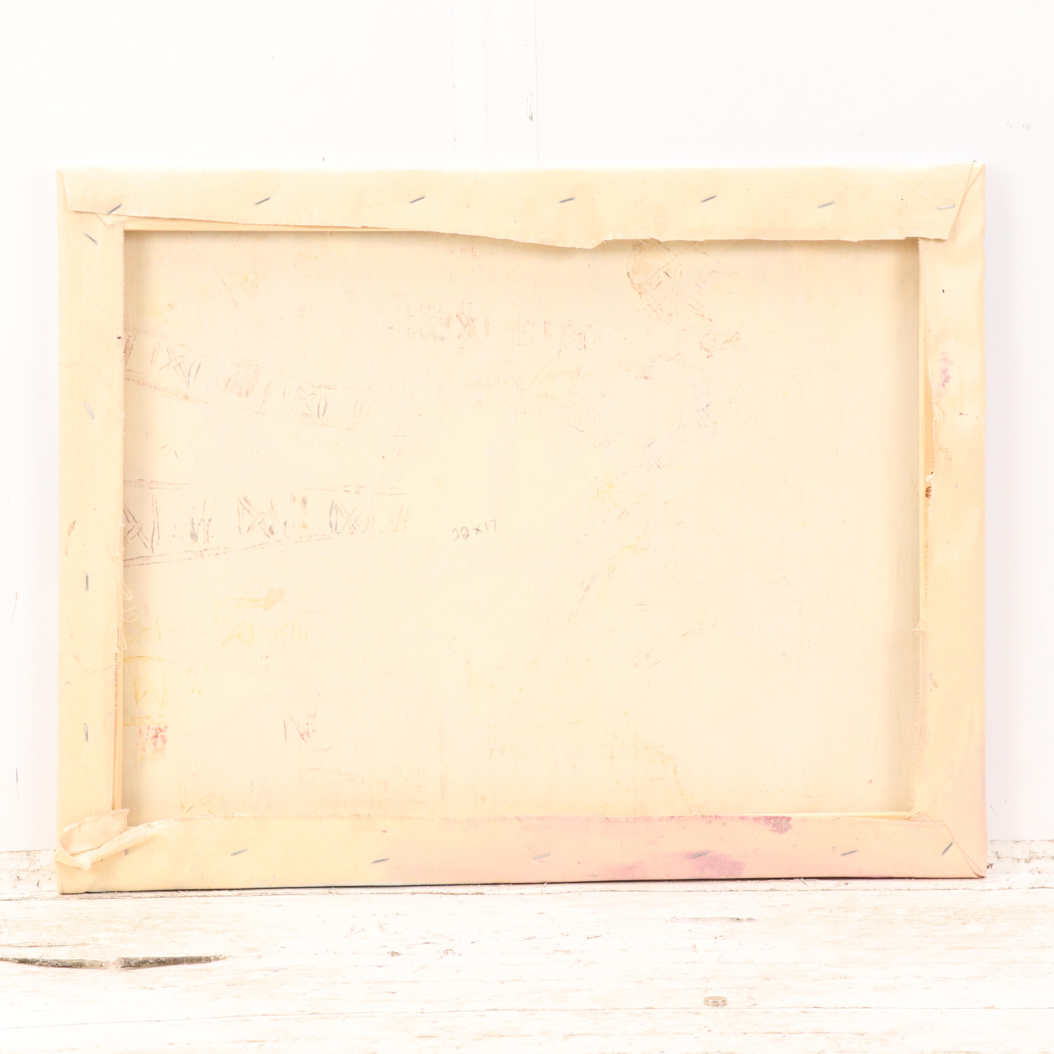 Bayo Ogundele Stylized Oil Painting of Fish, 2025