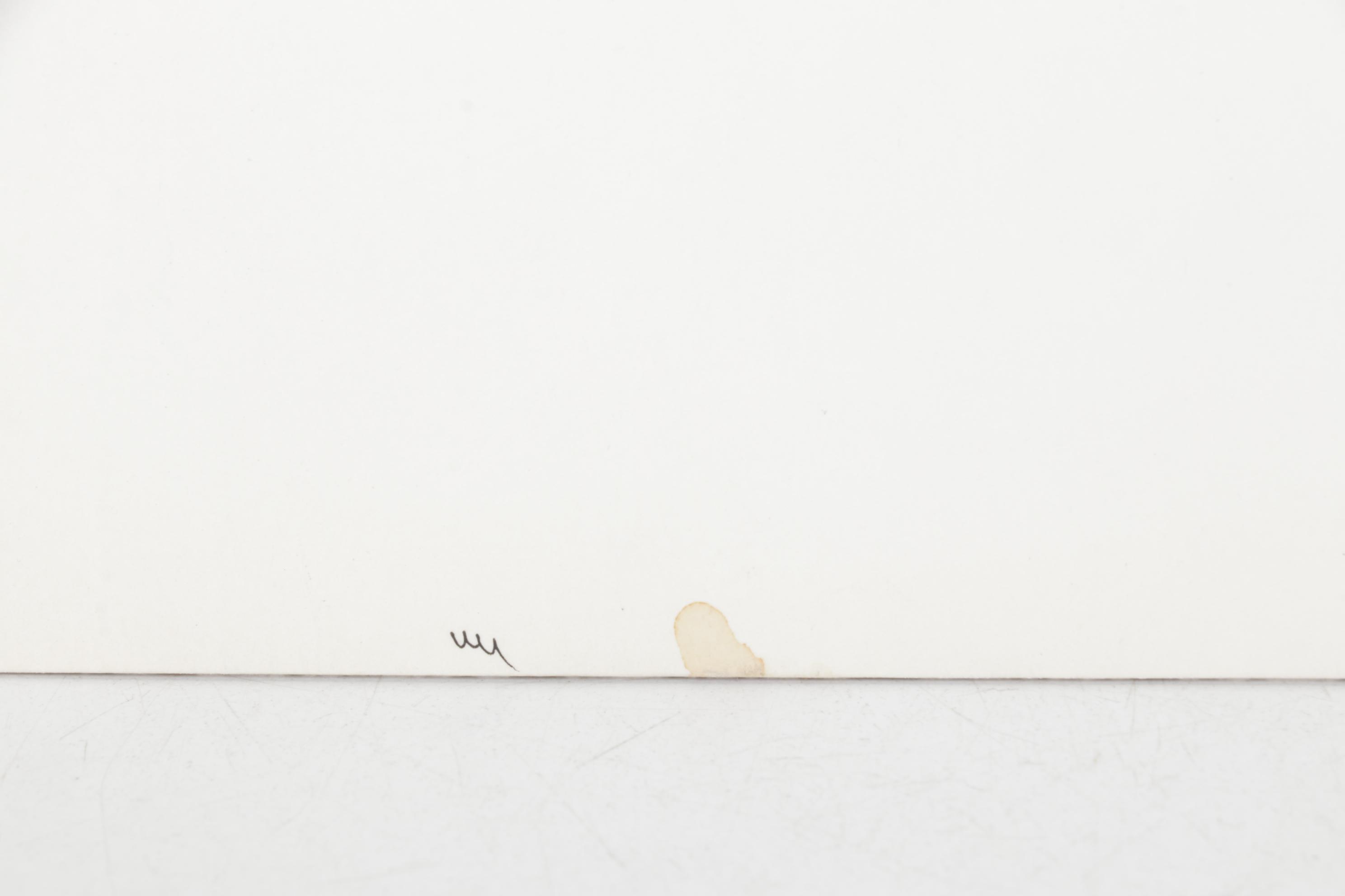 Susan Sturgill Pen and Ink Drawing "Thank You For Not Smoking"