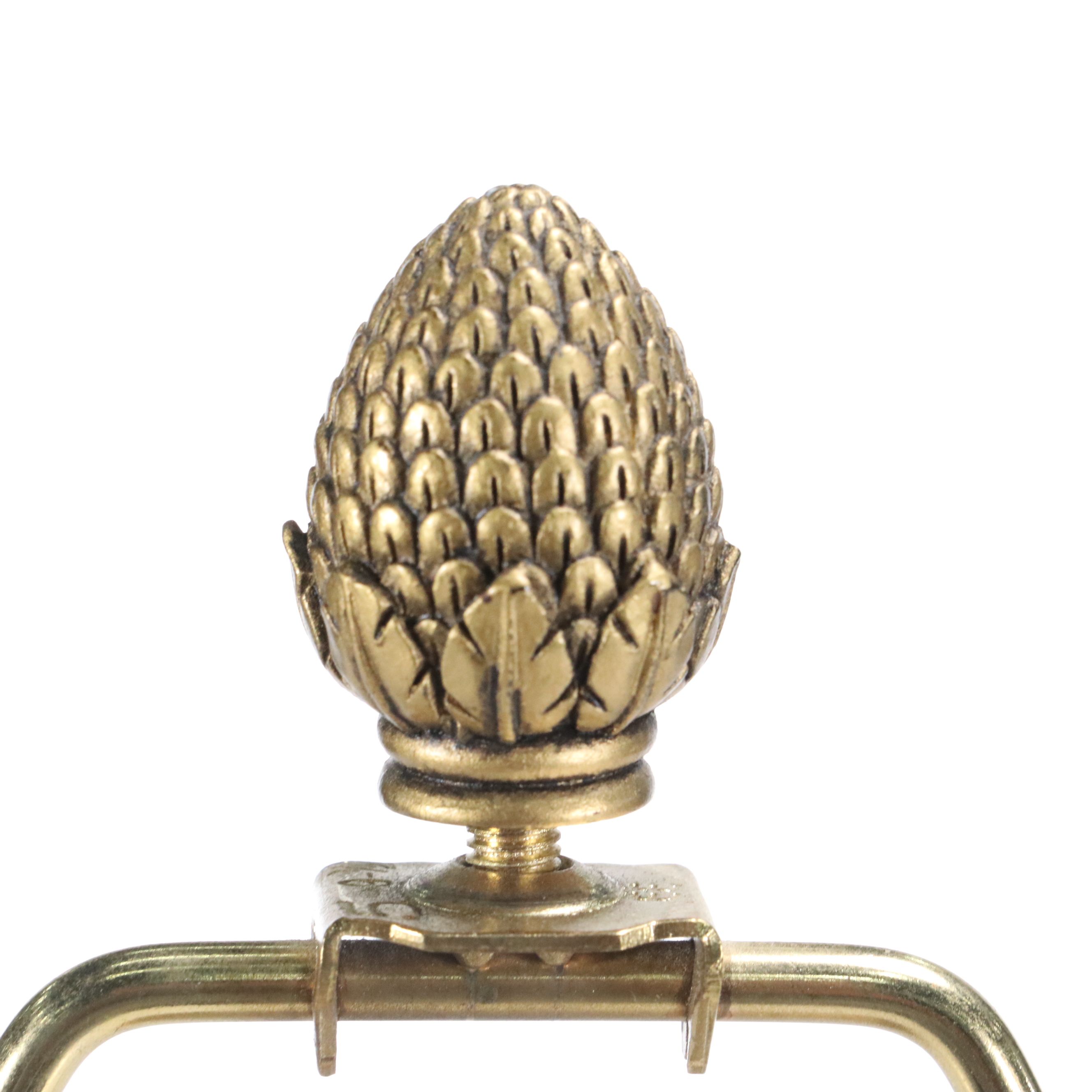 Continental Style Hand-Painted Ceramic Vase Lamp, circa 2000