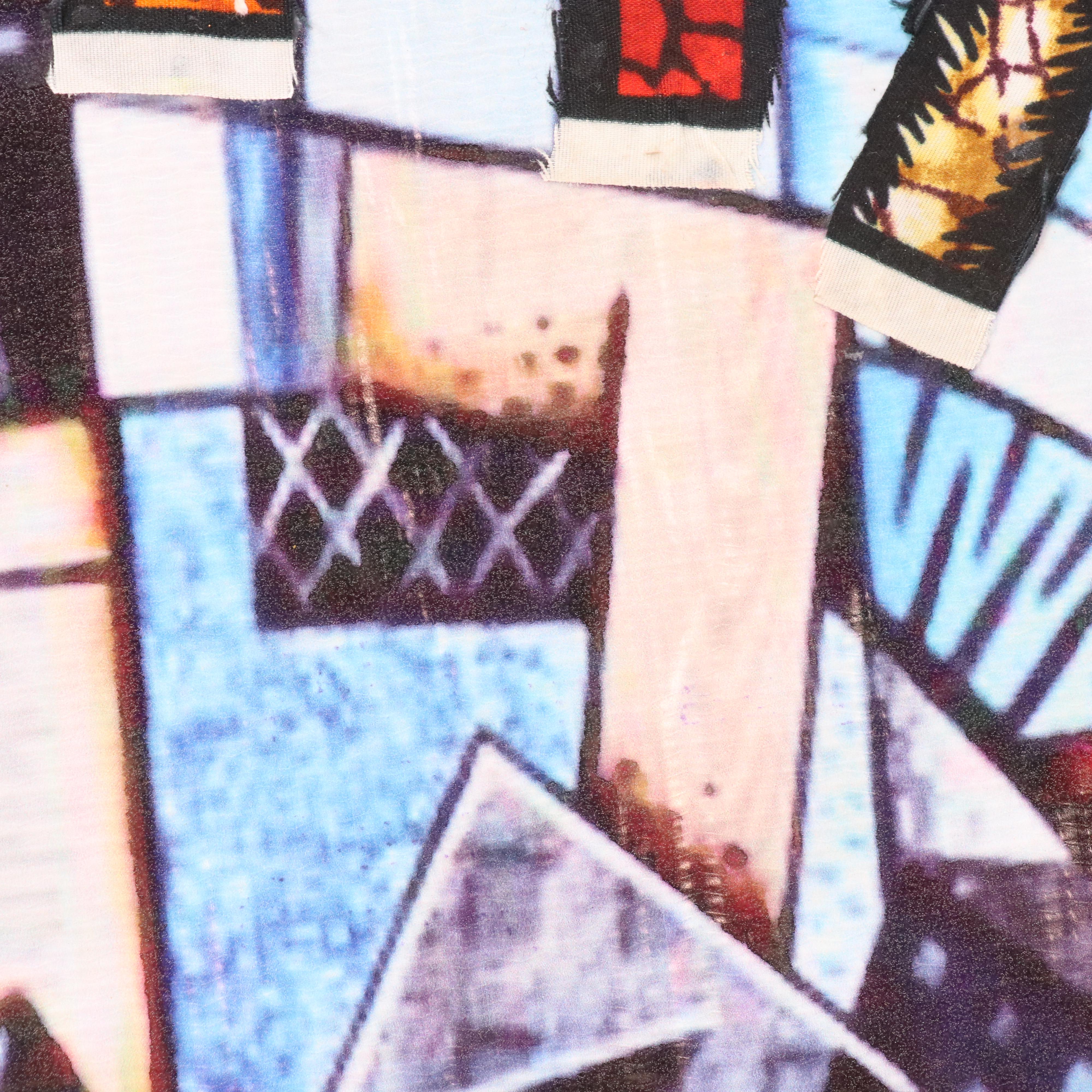 Bayo Ogundele Stylized Mixed Media Collage of a Fish "Eja Abami," 2025