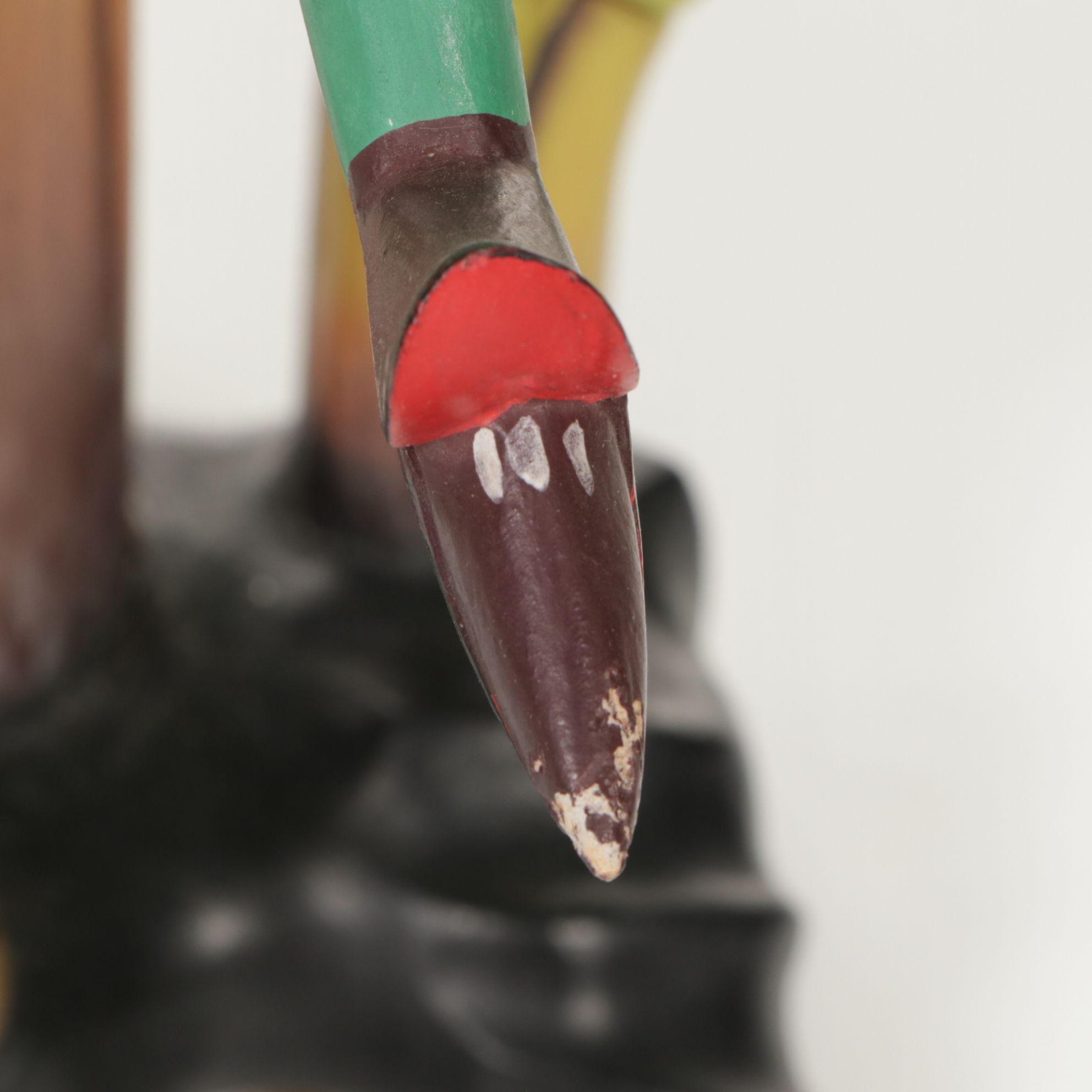 Indonesian Carved Wood Banana Tree Sculpture