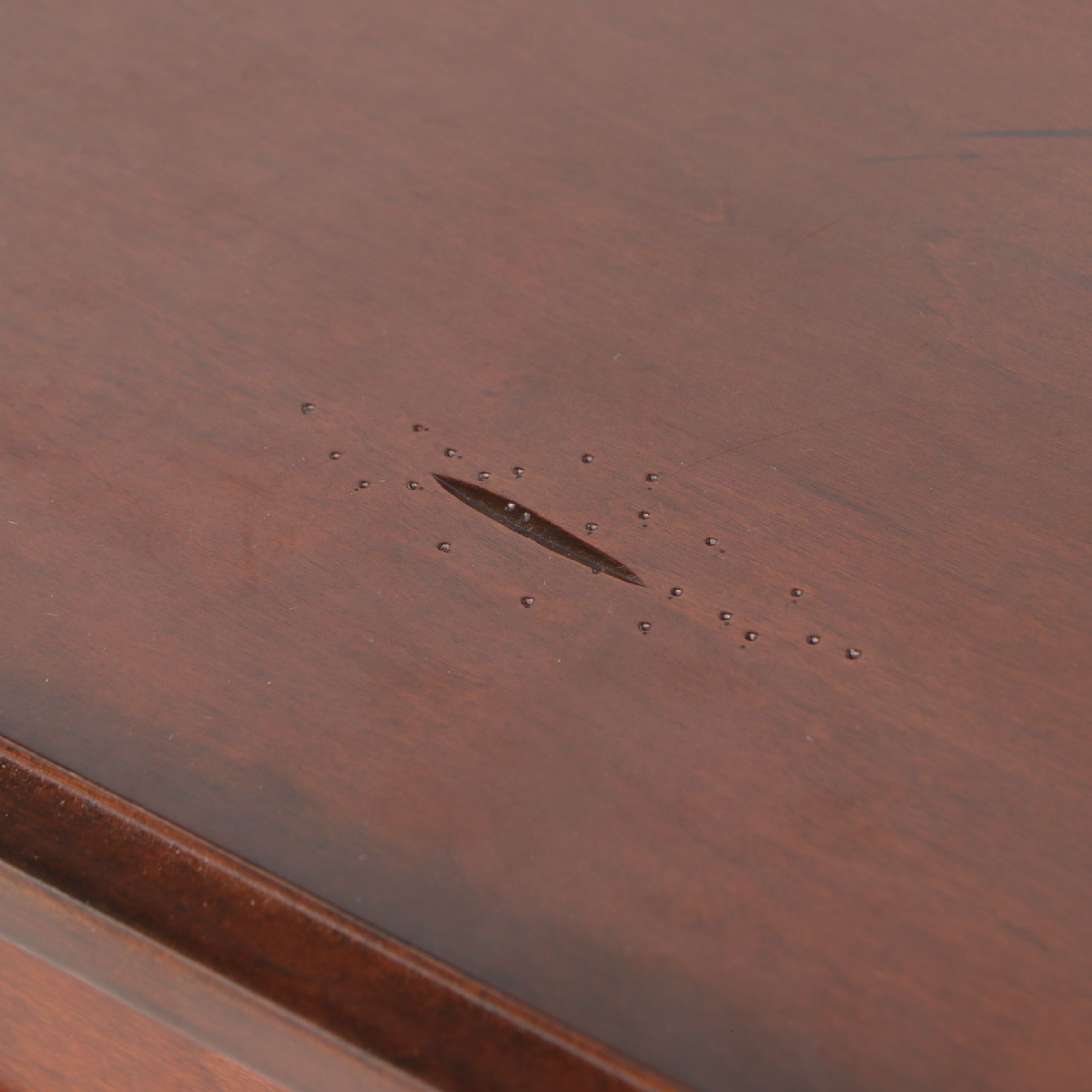 Mahogany Finish Media Cabinet, 21st Century