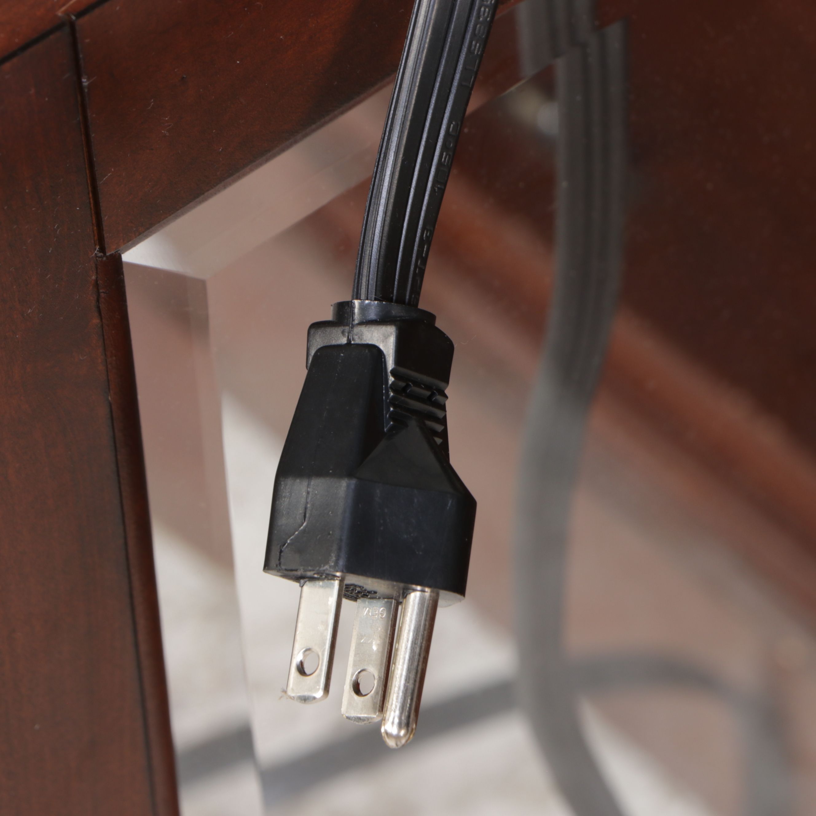 Mahogany Finish Media Cabinet, 21st Century