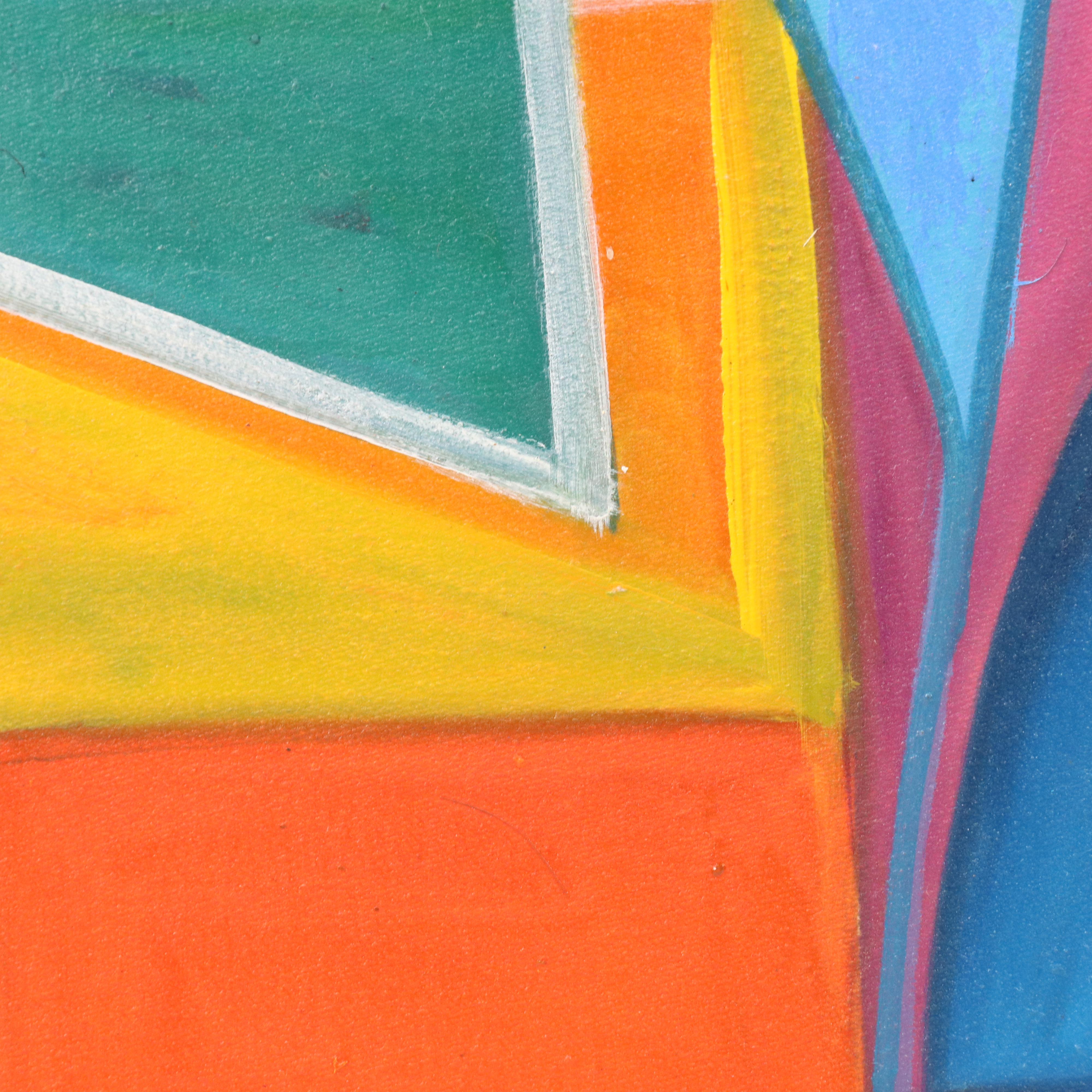 Bayo Ogundele Stylized Oil Painting "Strange Bird," 2025