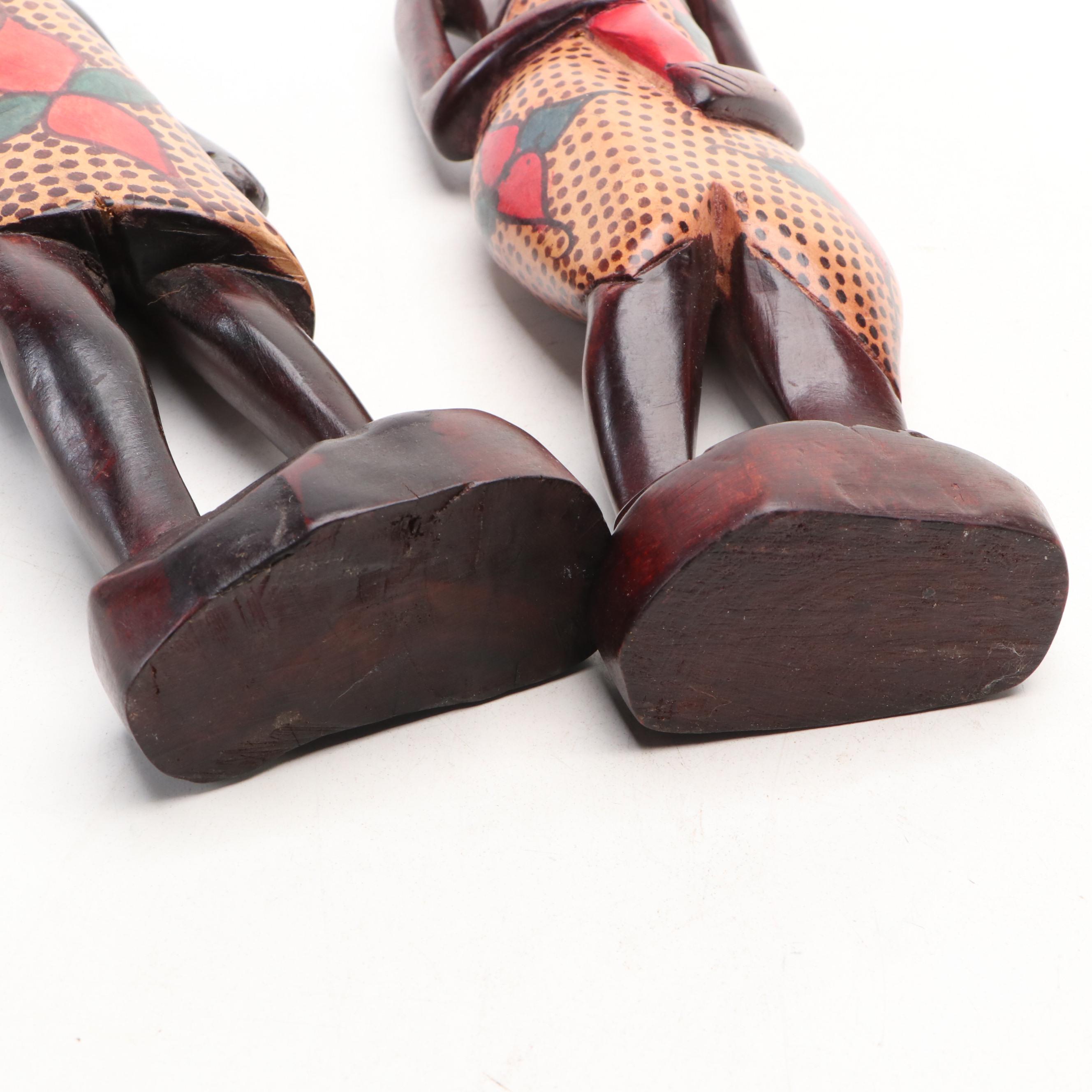 Besmo with Other East African Hand-Carved Wooden Kitchen Utensils and Figurines