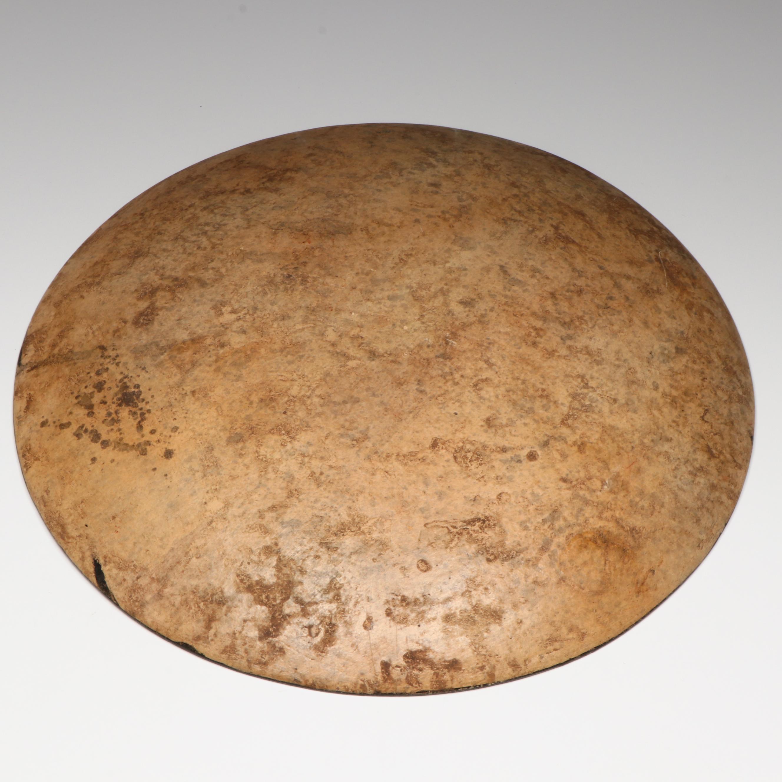 Pre-Columbian Vera Cruz Los Tuxtlas Style Polychrome Stoneware Platter