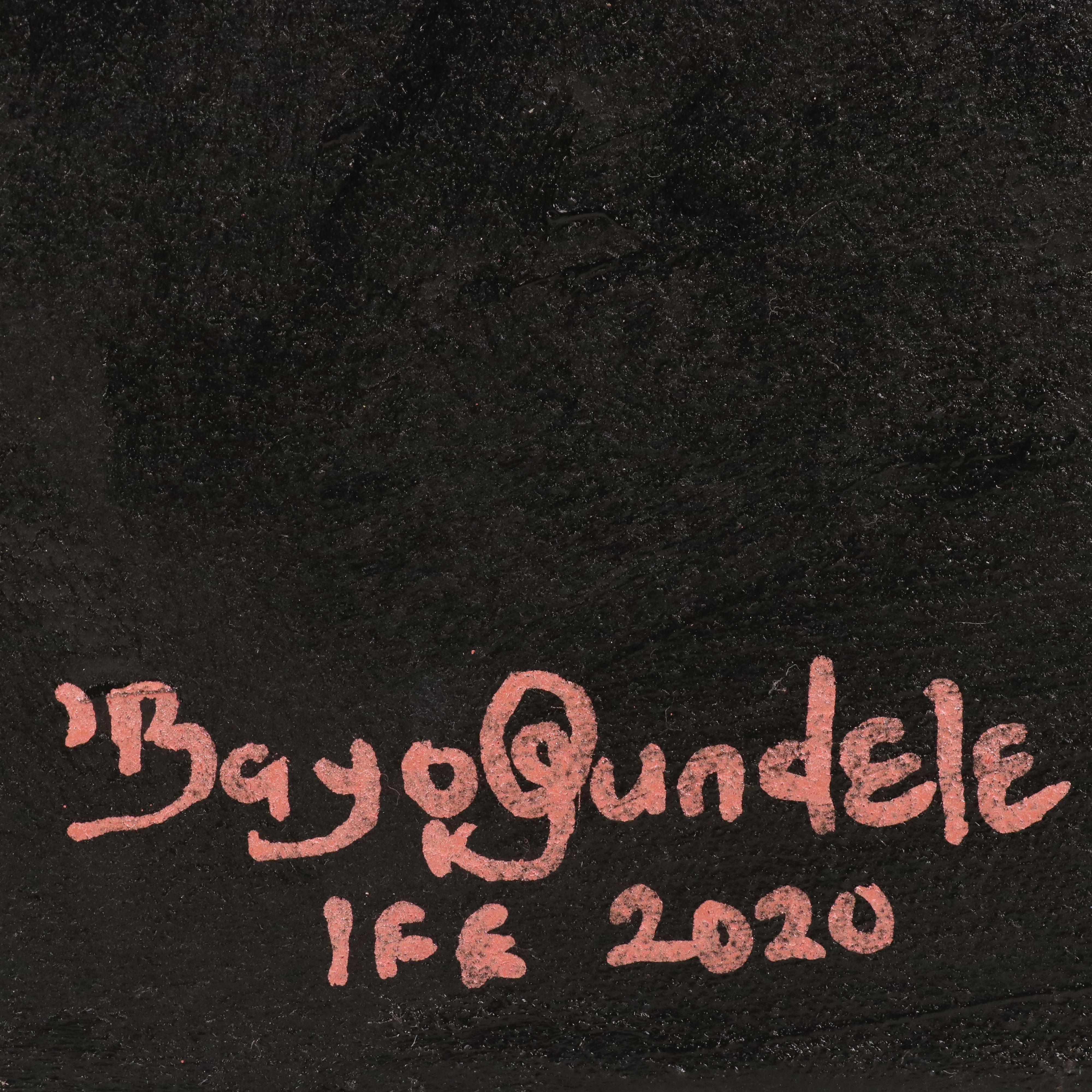 Bayo Ogundele Stylized Acrylic Painting of Feet, 2020