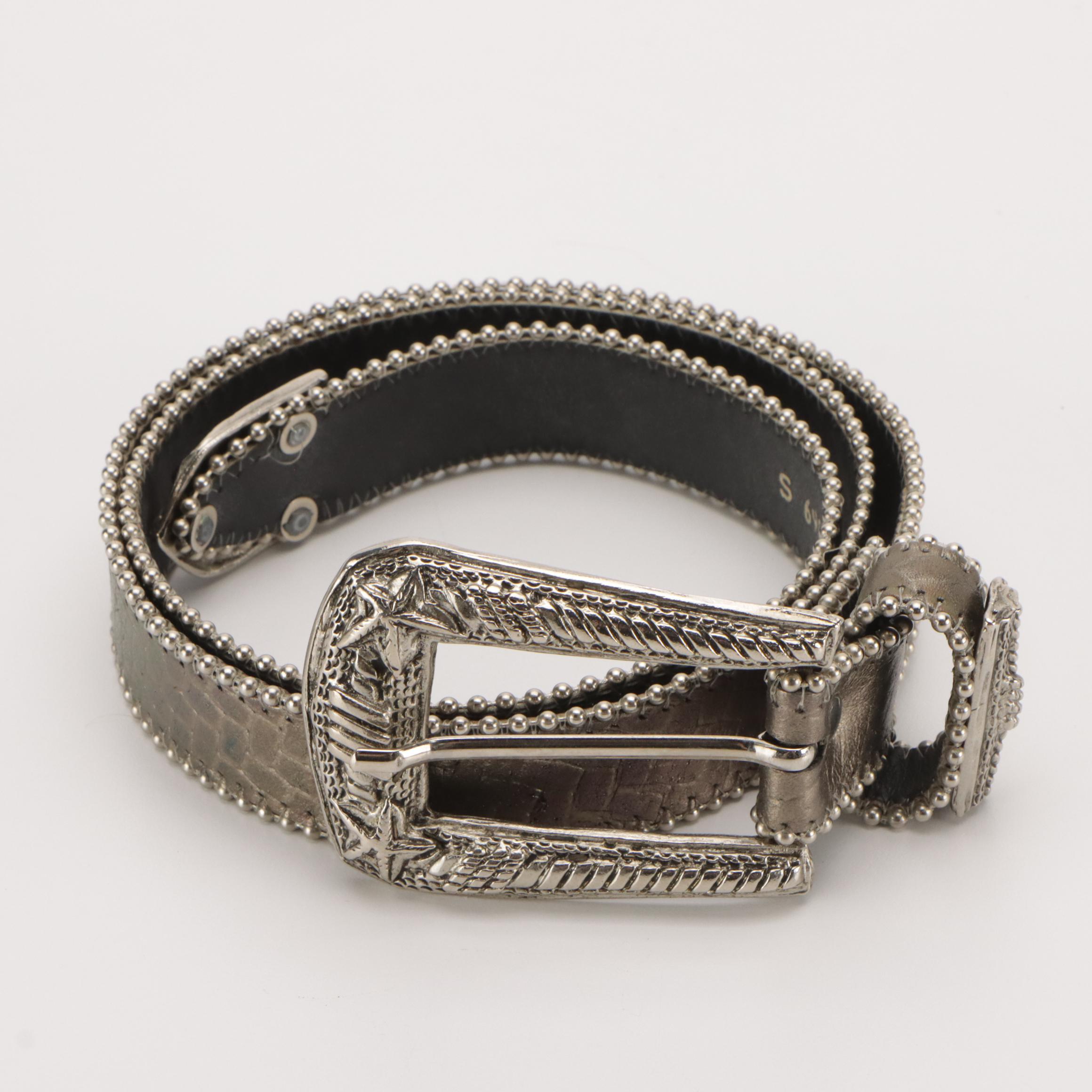 Vintage Snakeskin, Tooled Leather, and More Belts Featuring Honest & Leatherock