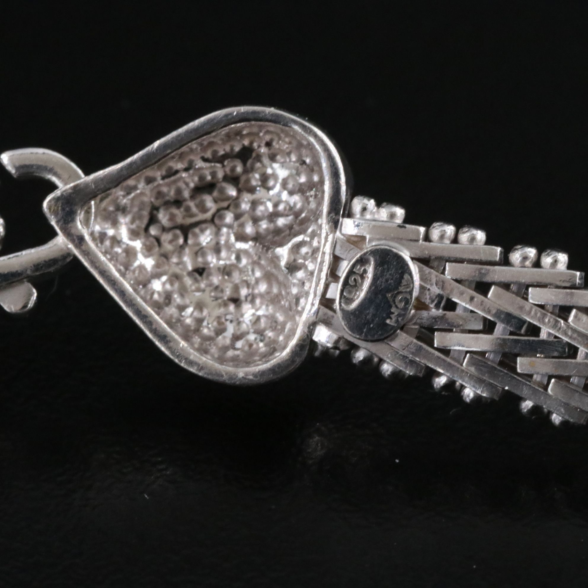 Sterling Tri-Color Riccio Chain Necklace