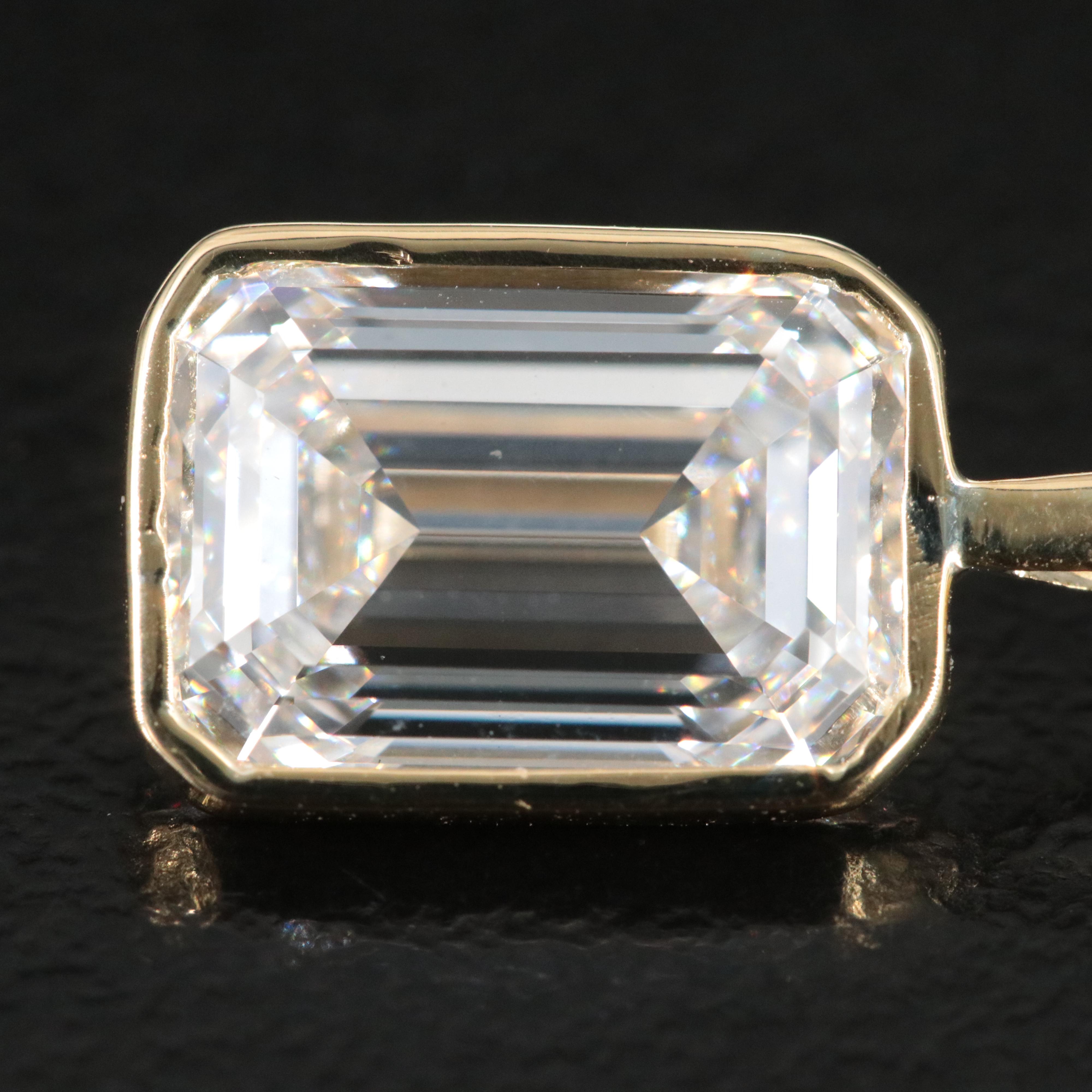 18K 3.07 CT Lab Grown Diamond Pendant with IGI Report