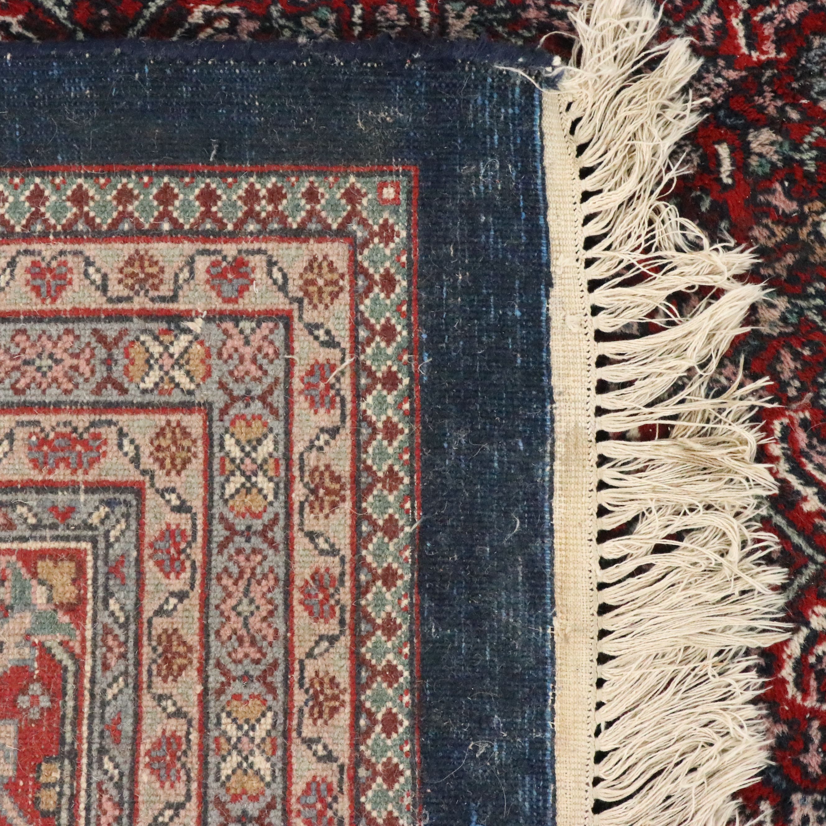 10'2 x 13'11 Hand-Knotted Indo-Persian Bijar Room Sized Rug