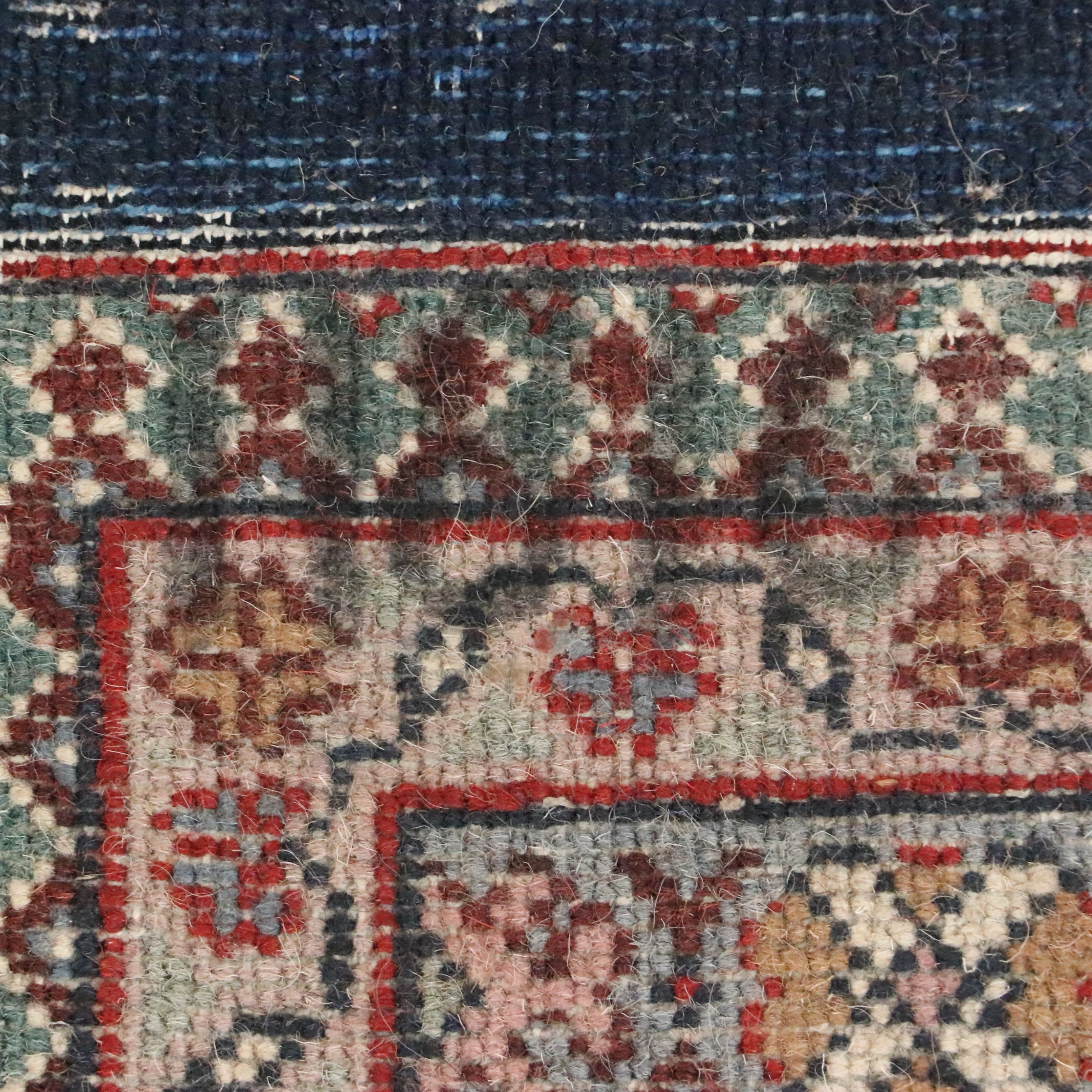 10'2 x 13'11 Hand-Knotted Indo-Persian Bijar Room Sized Rug