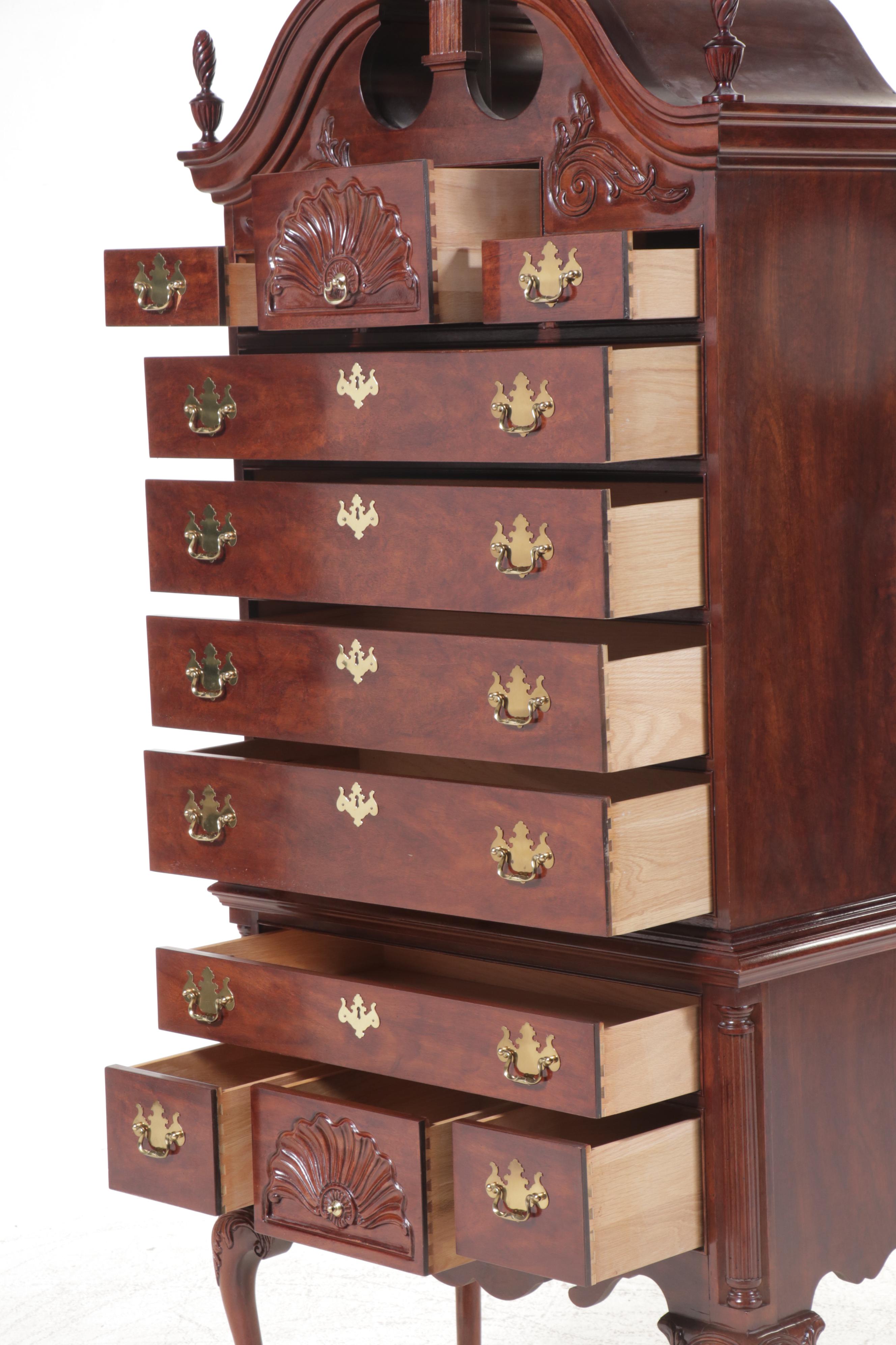 Thomasville The Mahogany Collection Queen Anne Style Highboy