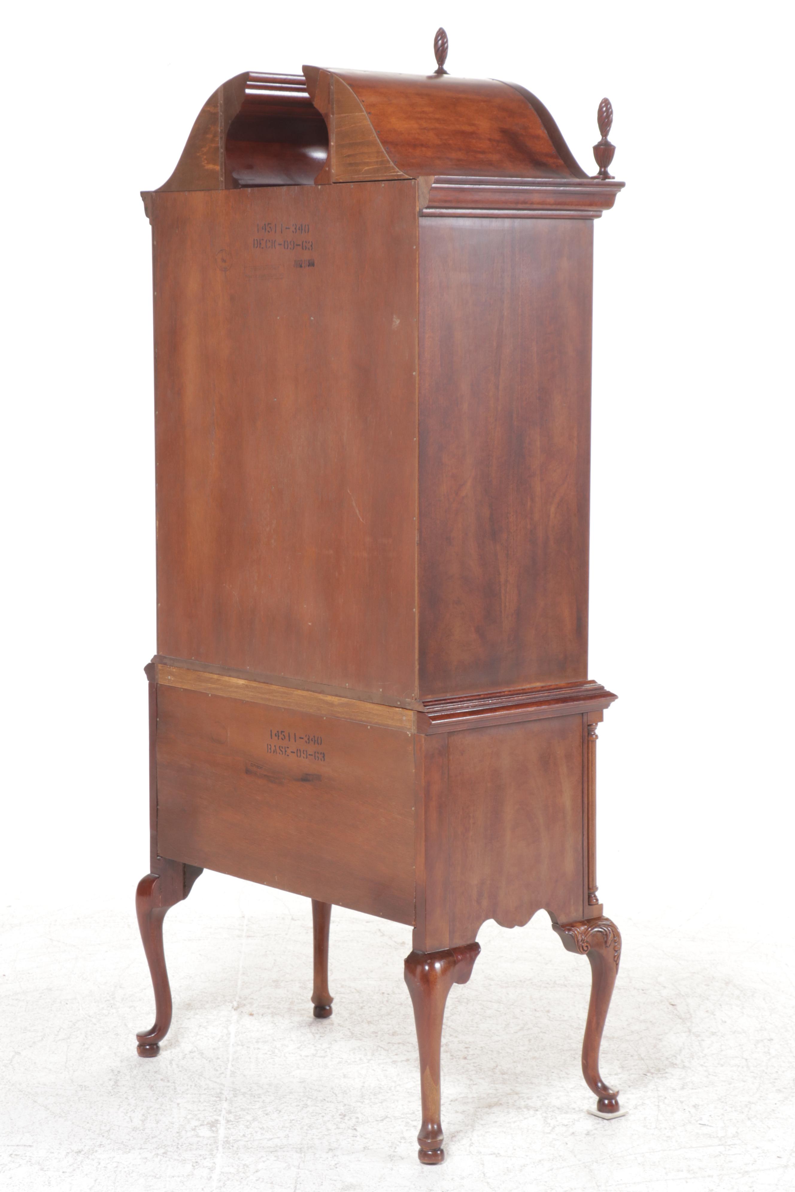 Thomasville The Mahogany Collection Queen Anne Style Highboy