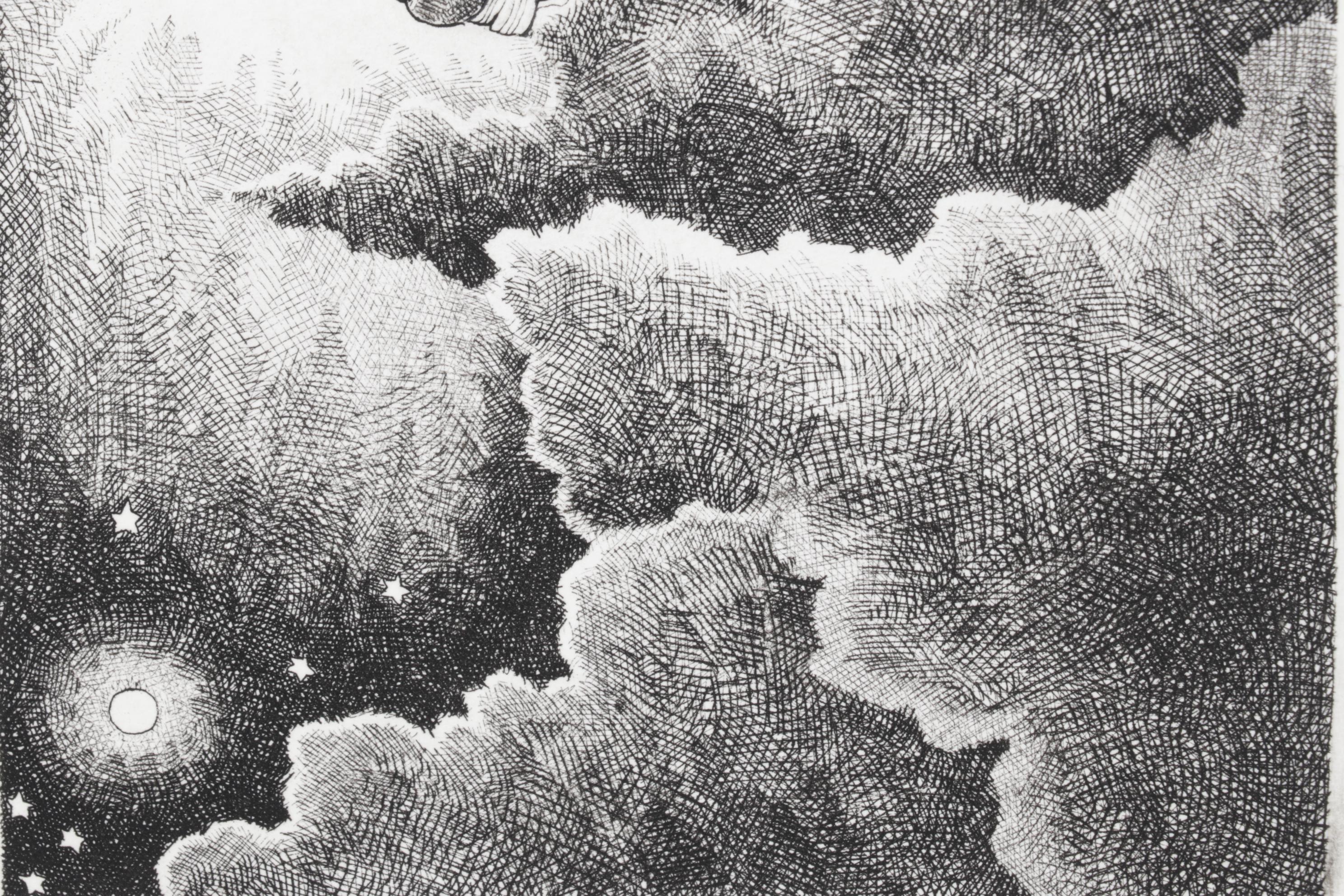 Susan Sturgill Etching "The Angel of Perseverance"