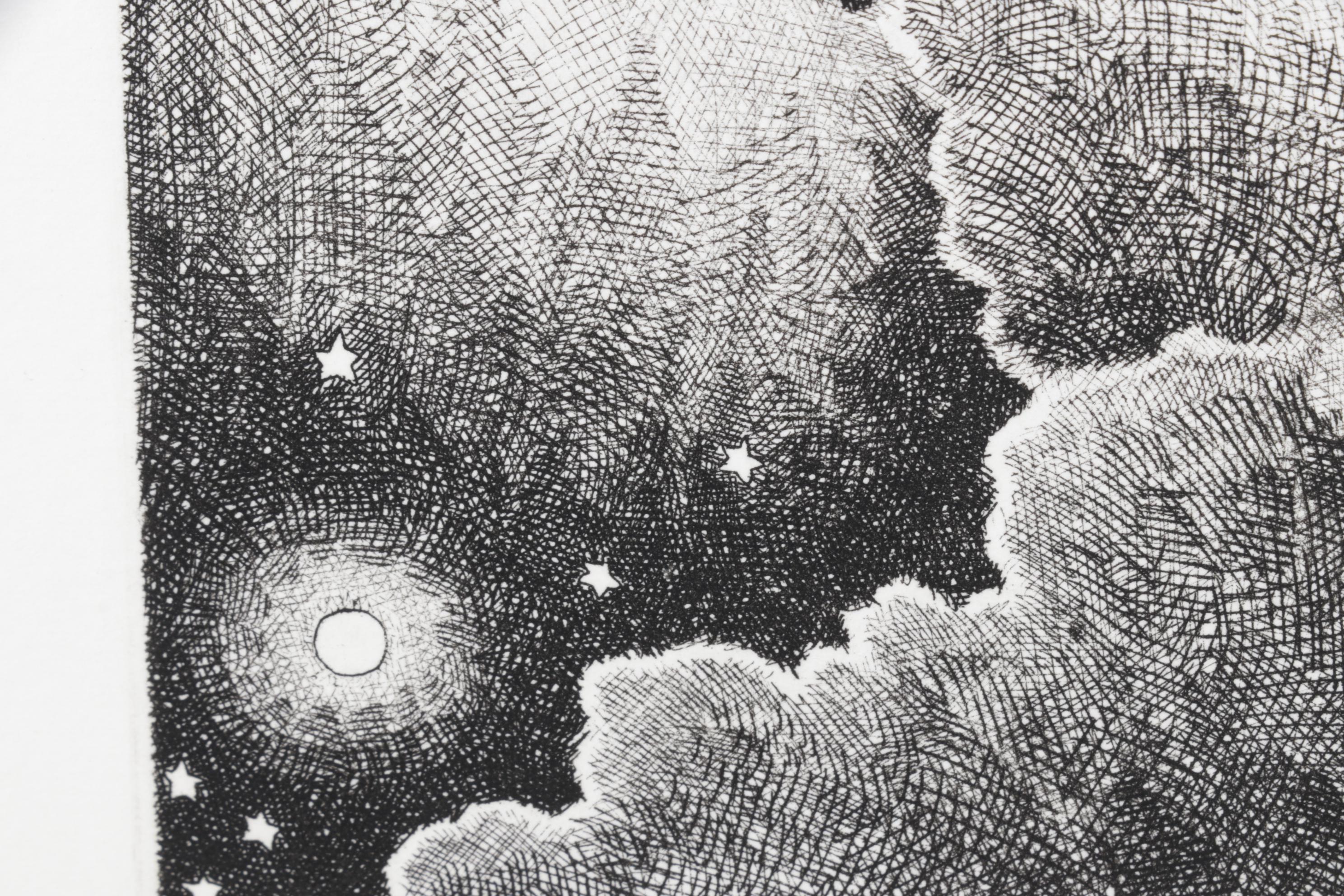 Susan Sturgill Etching "The Angel of Perseverance"