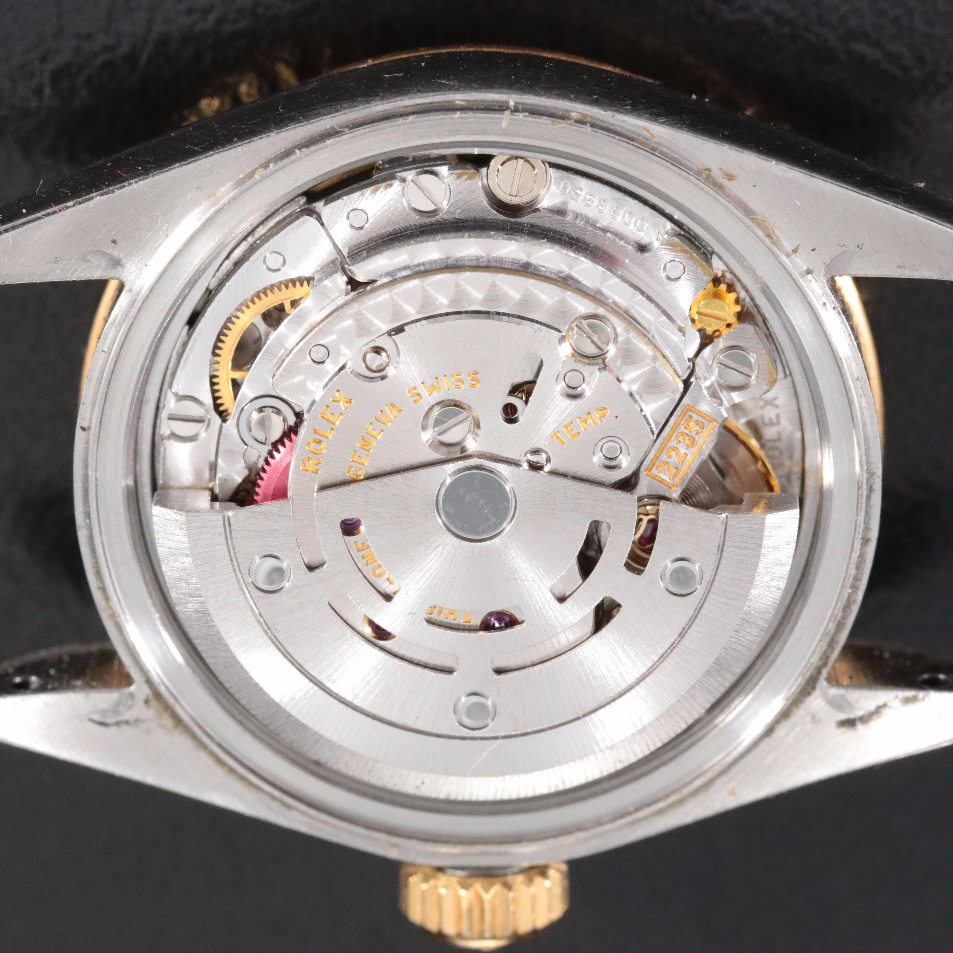 Rolex White Mother-of-Pearl Roman Dial Datejust 79173 Watch