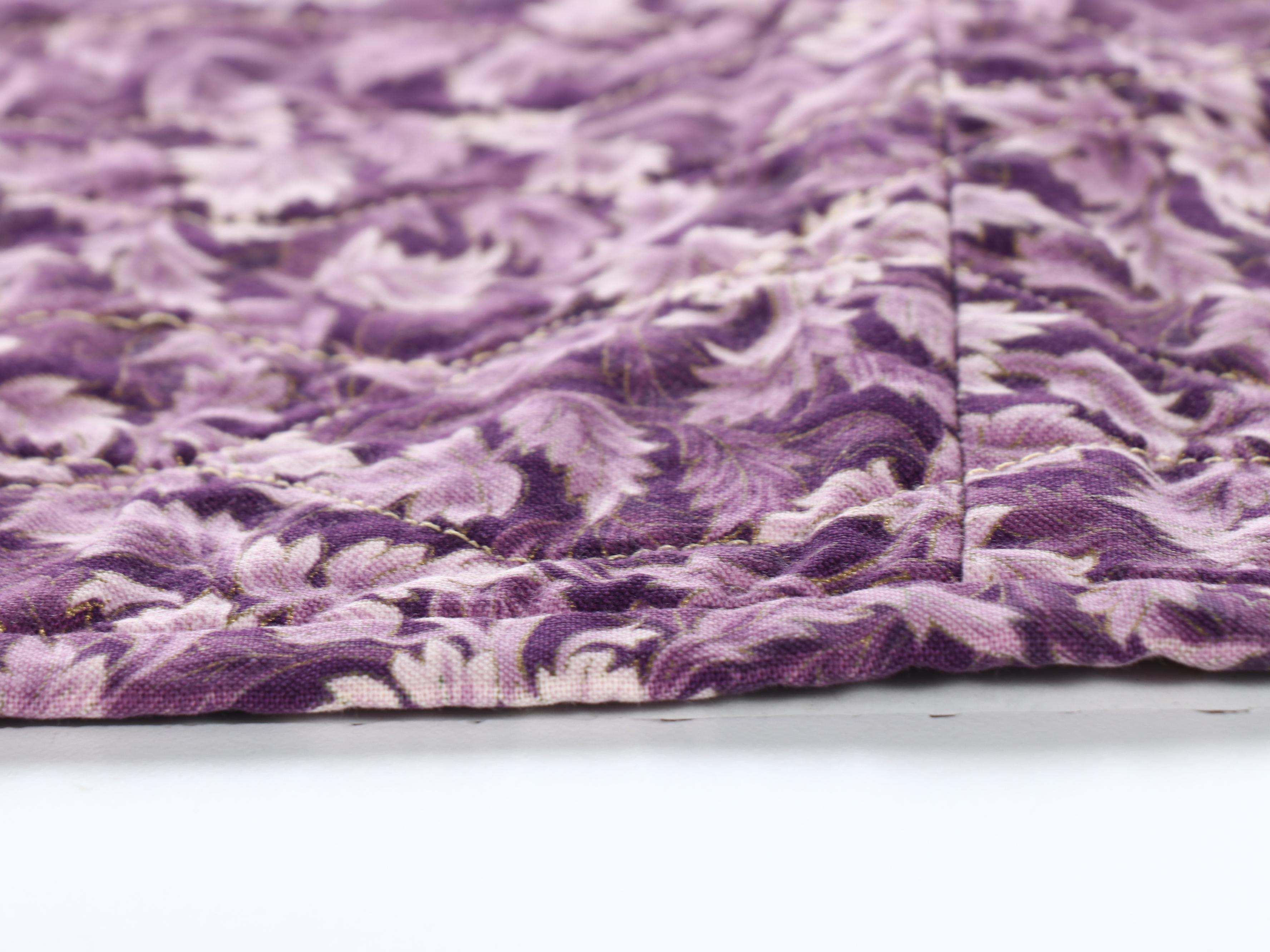 Hand-Pieced Decorator Fabric Lap Quilts