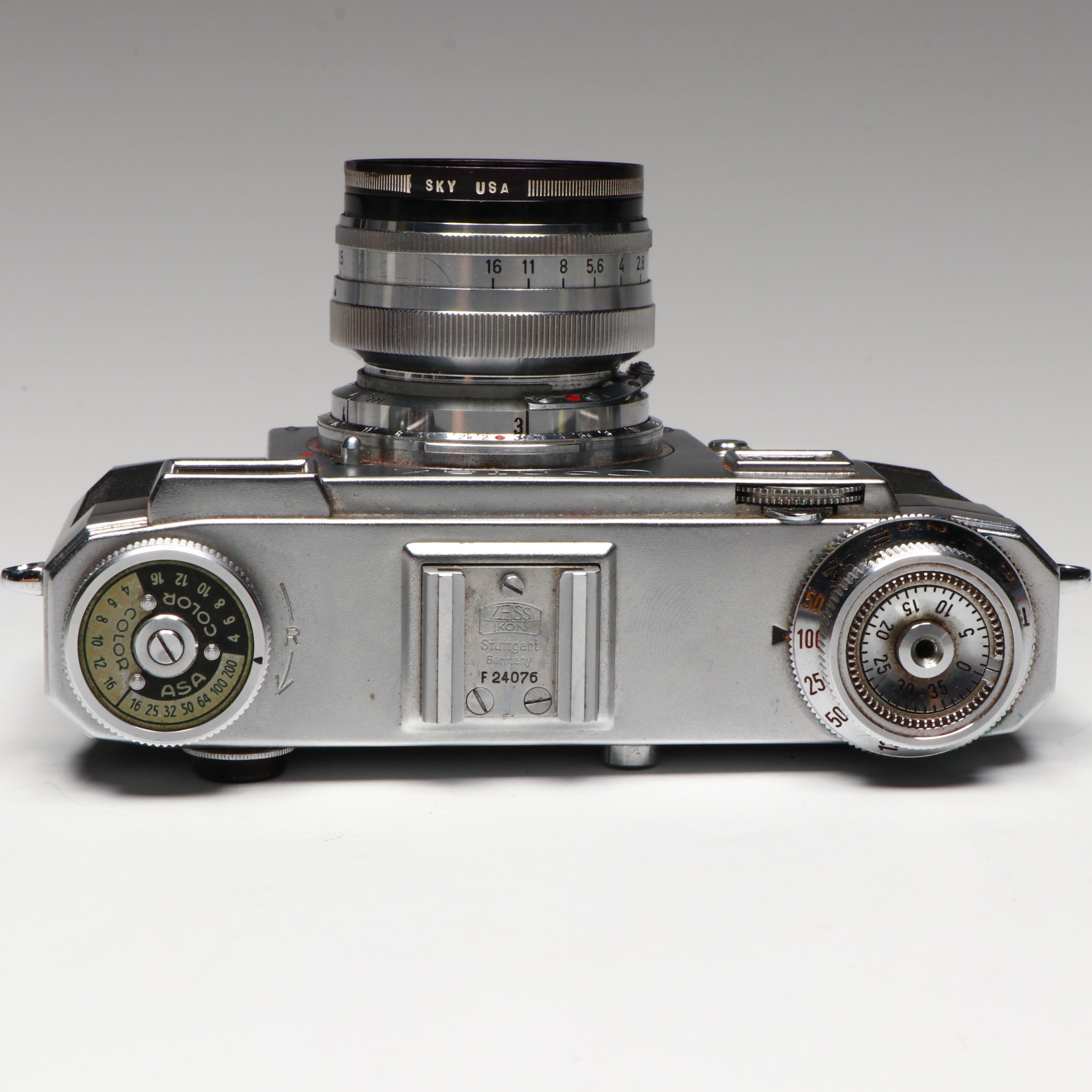 Zeiss Ikon Contax IIa Rangefinder Camera and 50mm f1.5 Carl Zeiss Sonnar Lens