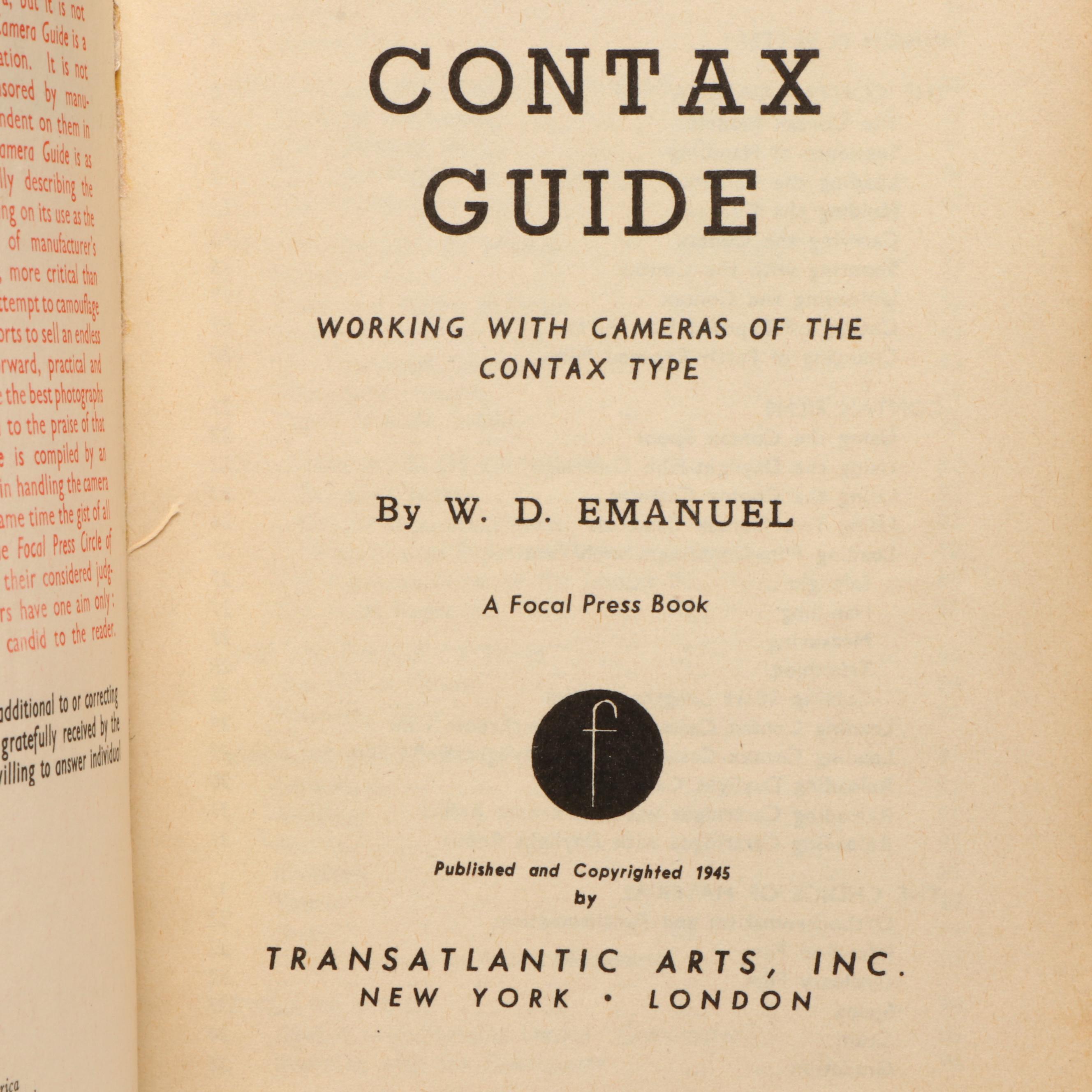 Zeiss Ikon Contax IIa Rangefinder Camera and 50mm f1.5 Carl Zeiss Sonnar Lens