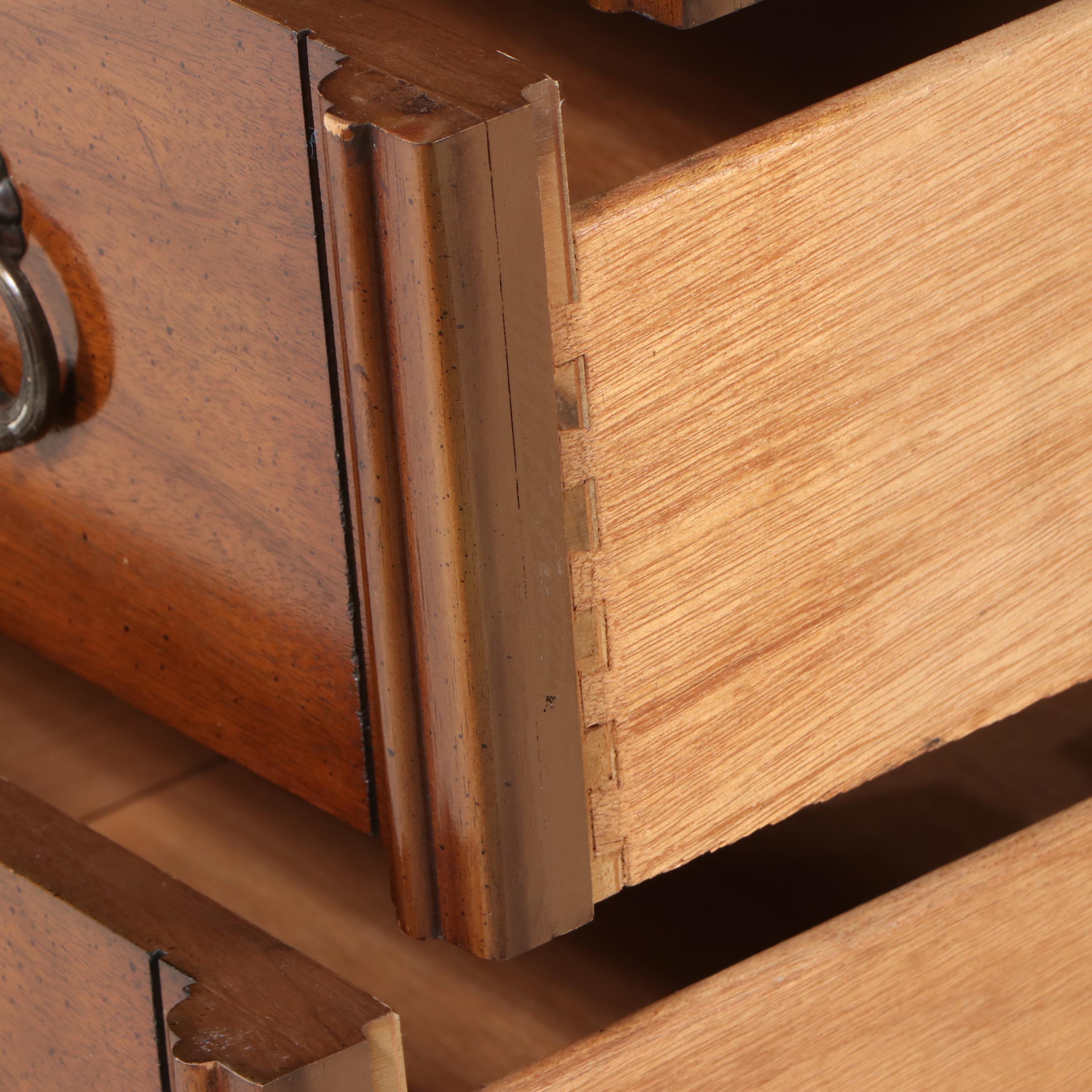 Dixie Mid Century Modern Walnut Chest of Drawers