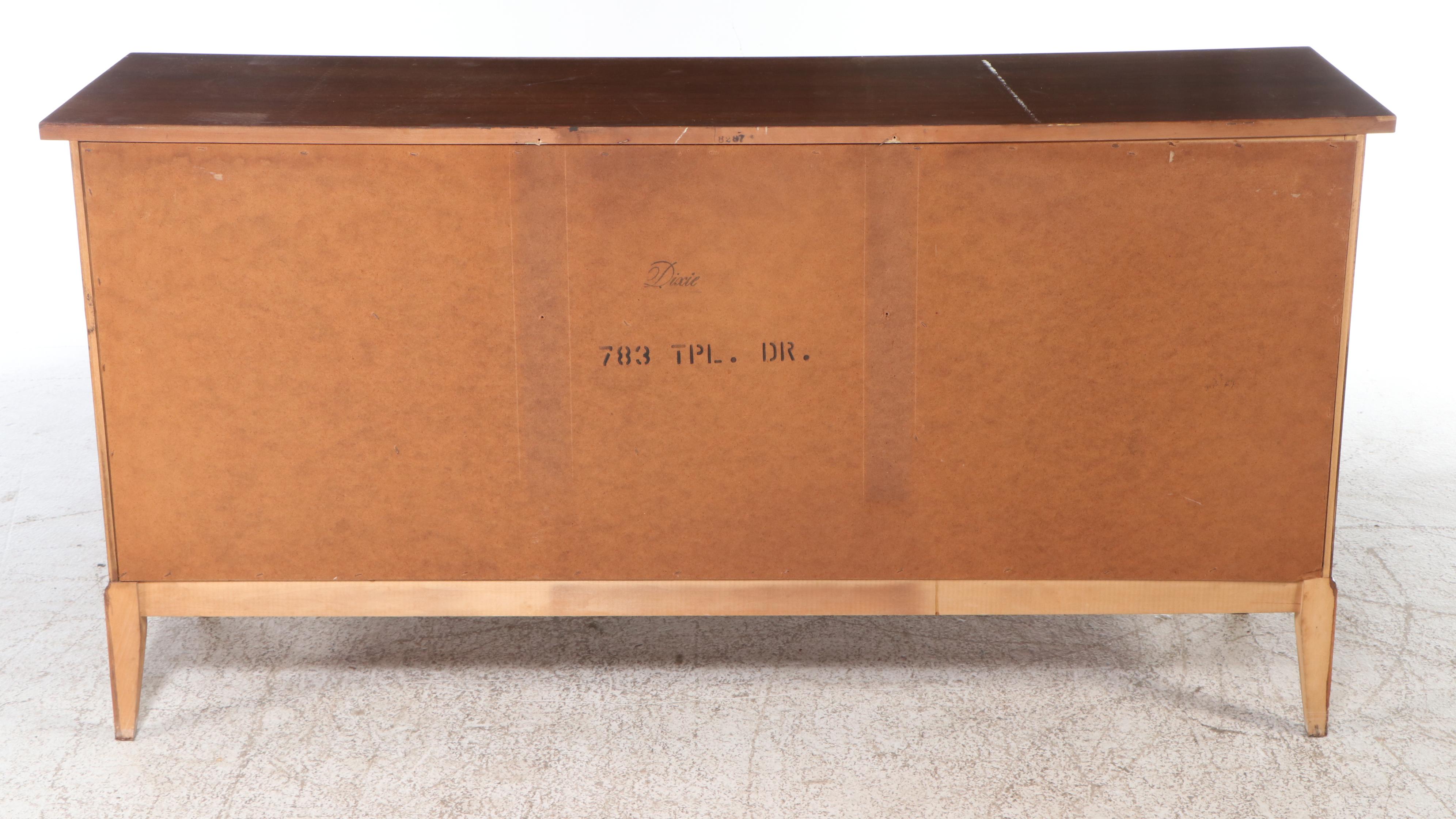 Dixie Mid Century Modern Walnut Chest of Drawers