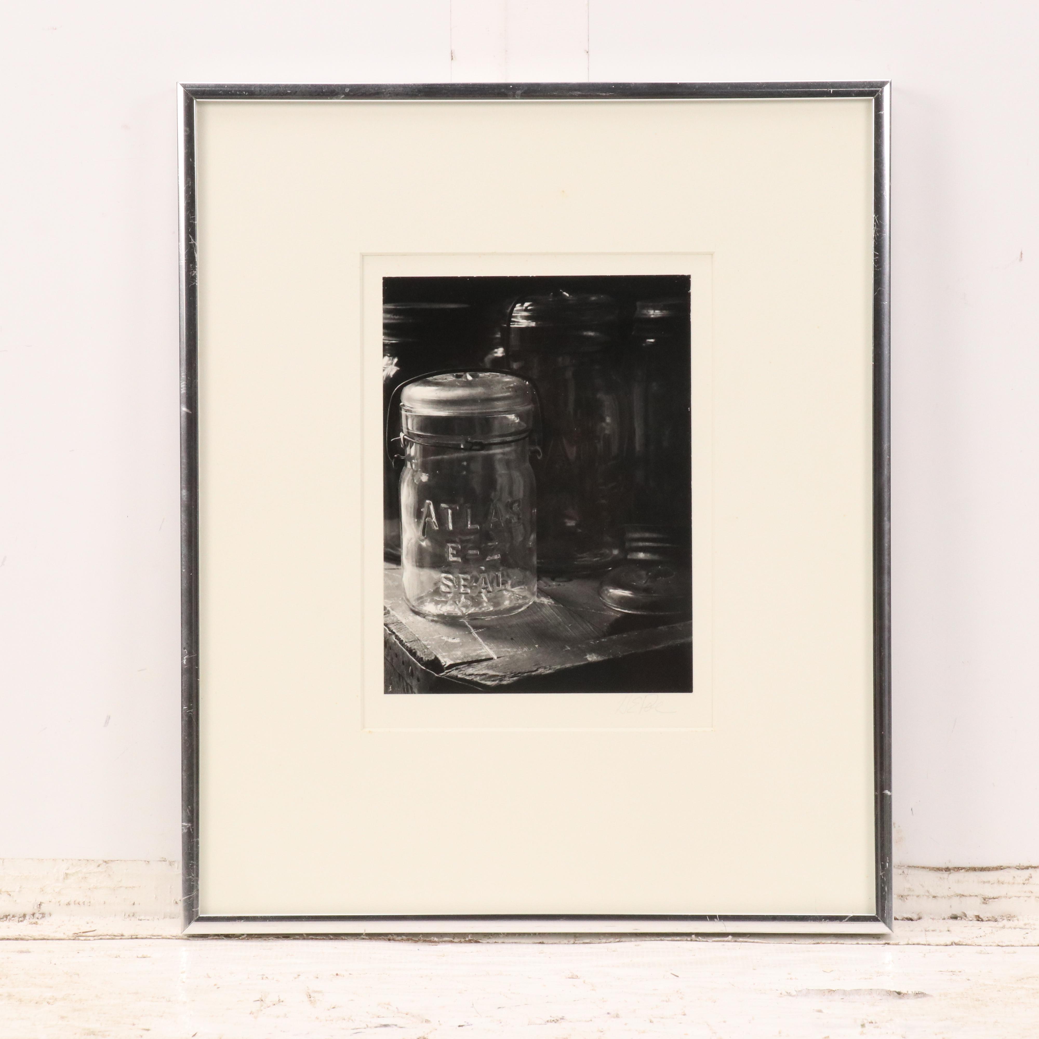 Henry E. Poe Photographs "Still Life" and "Atlas E-Z Seal," Late 20th Century