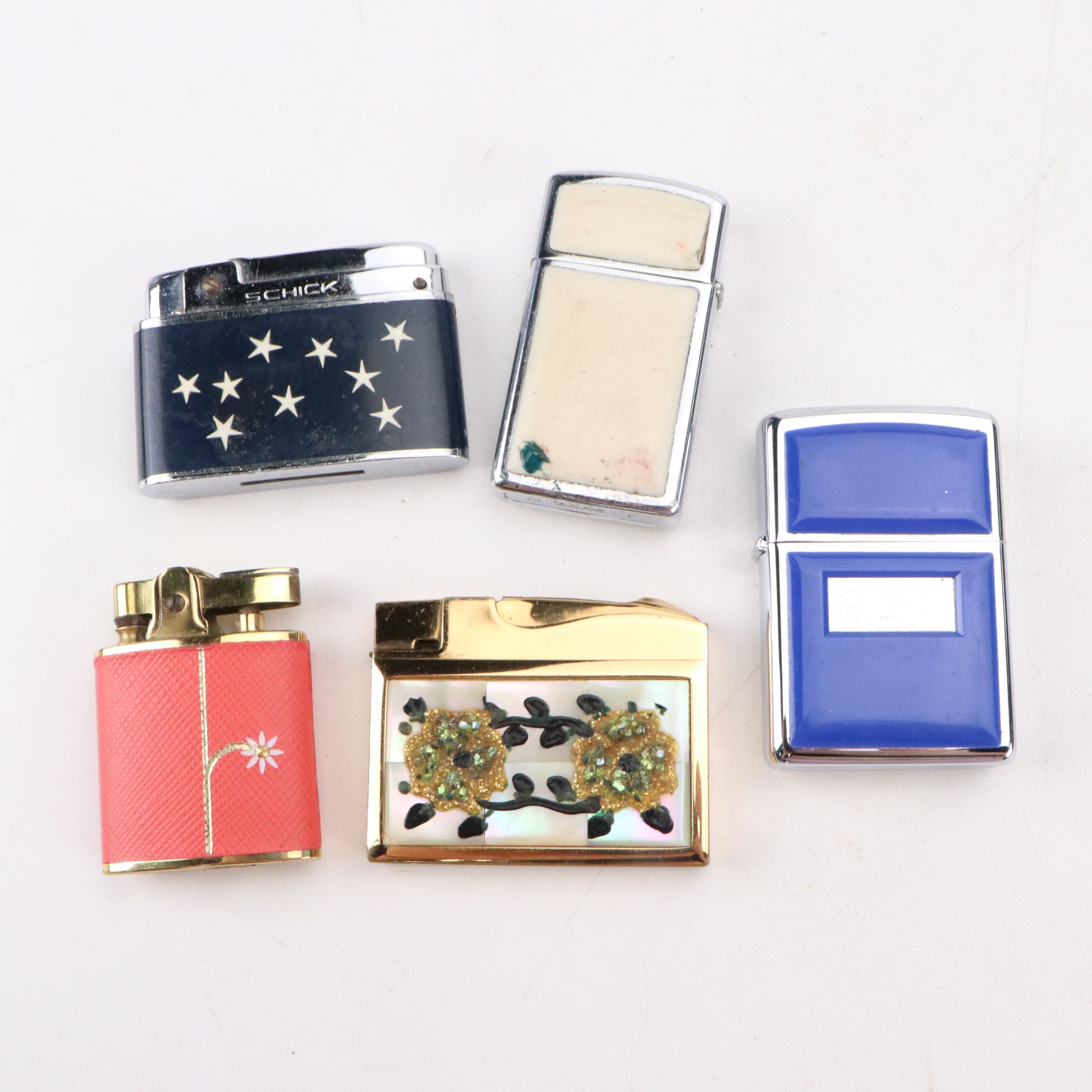 Zippo, Ronson, Elgin, Winston, Script and More Lighters
