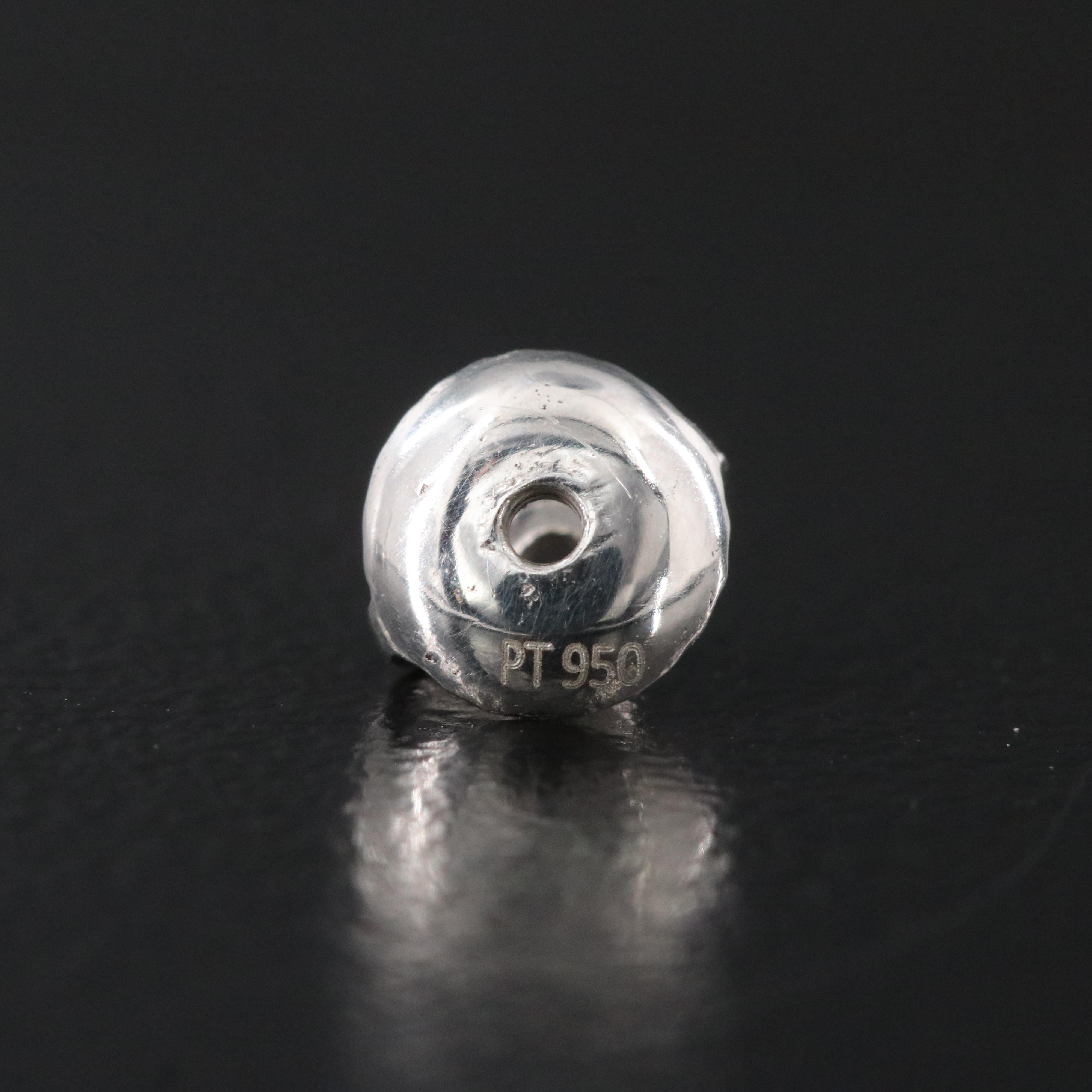 Platinum 3.45 CTW Lab Grown Diamond Earrings