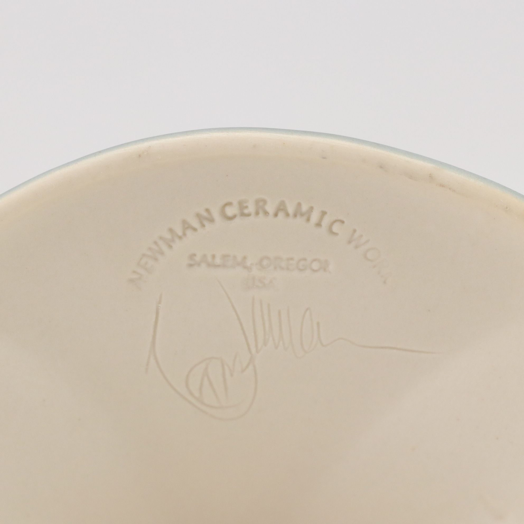 Newman Pottery Art Nouveau Lily Candlesticks