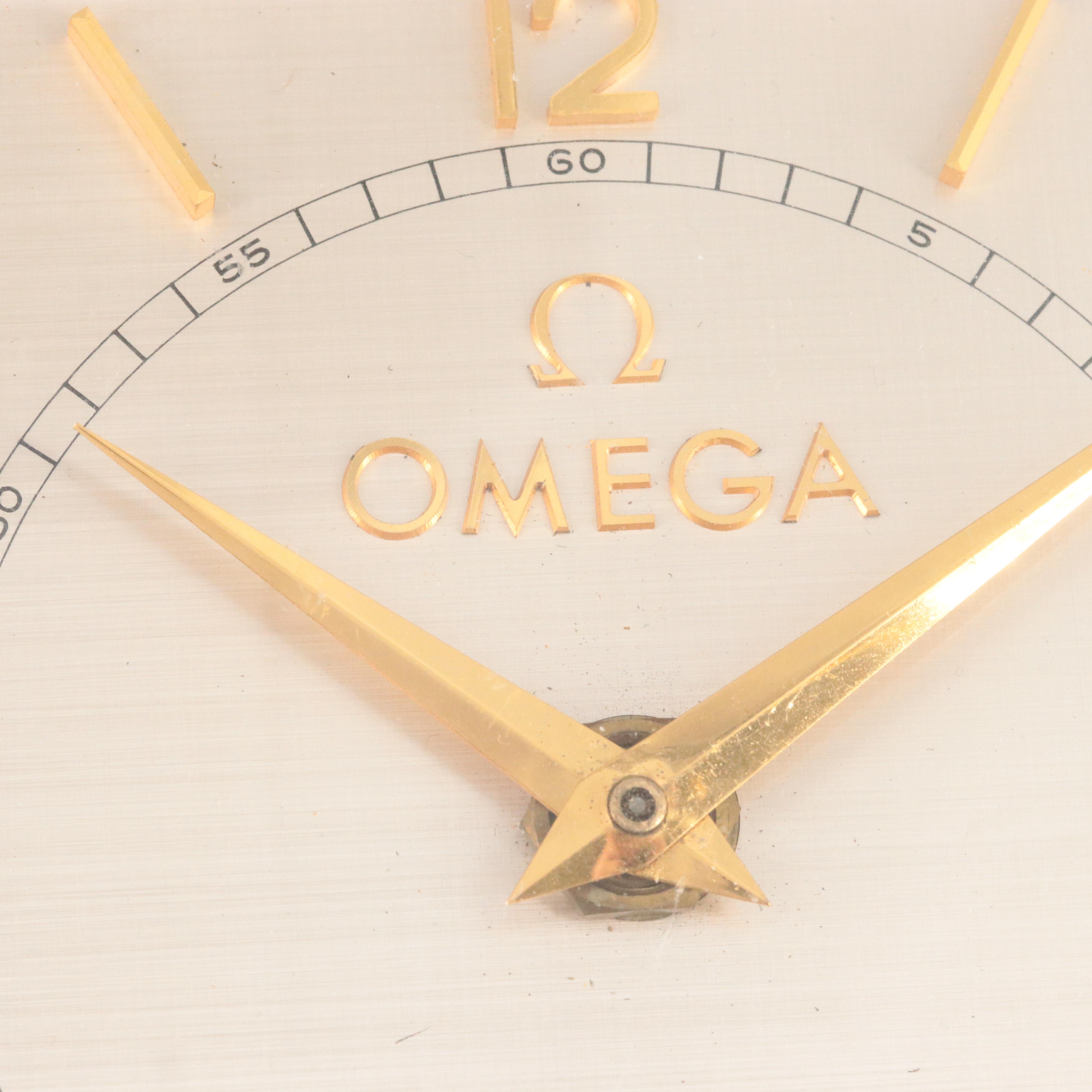 Omega 5011 Exact Time Art Deco Style Desk Clock