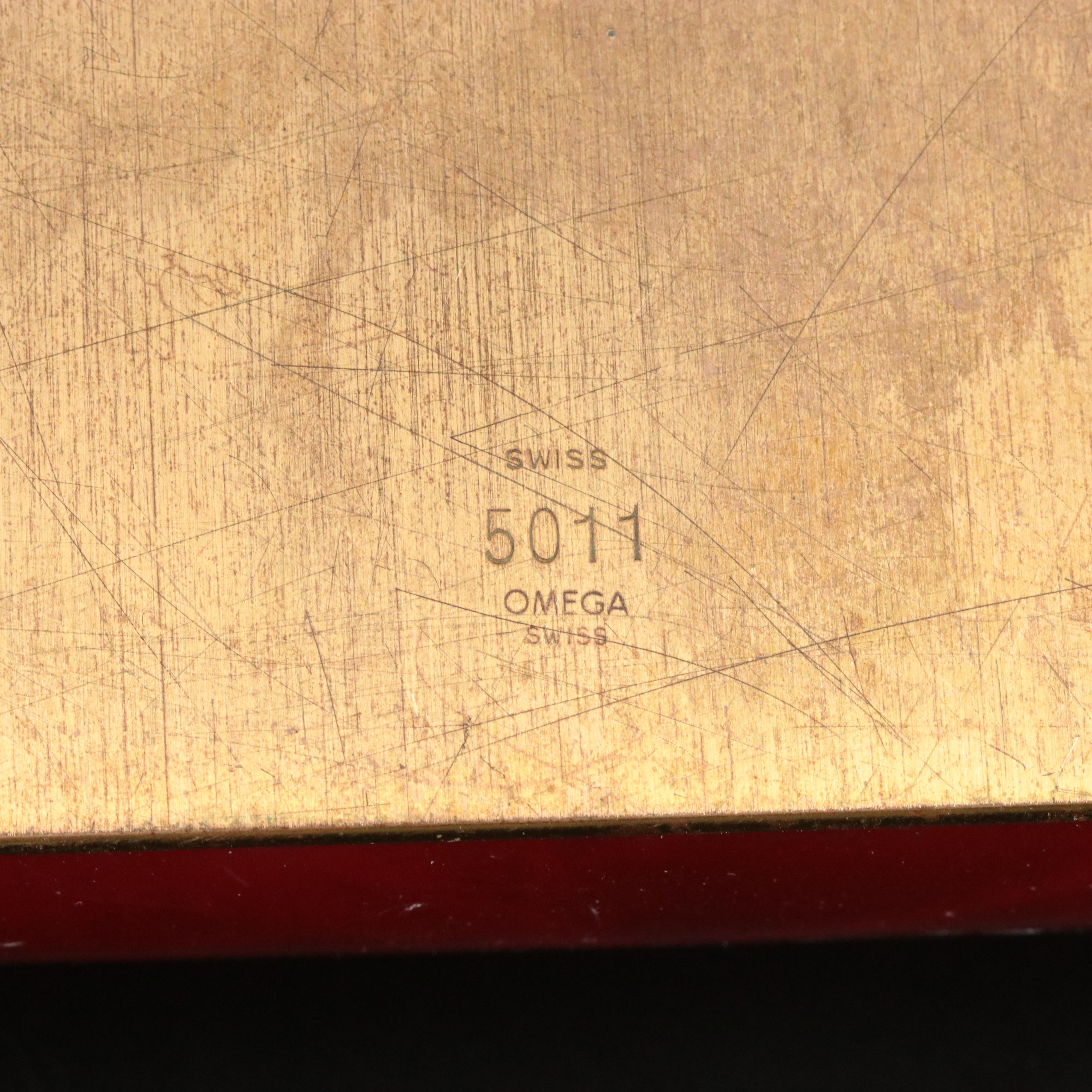 Omega 5011 Exact Time Art Deco Style Desk Clock