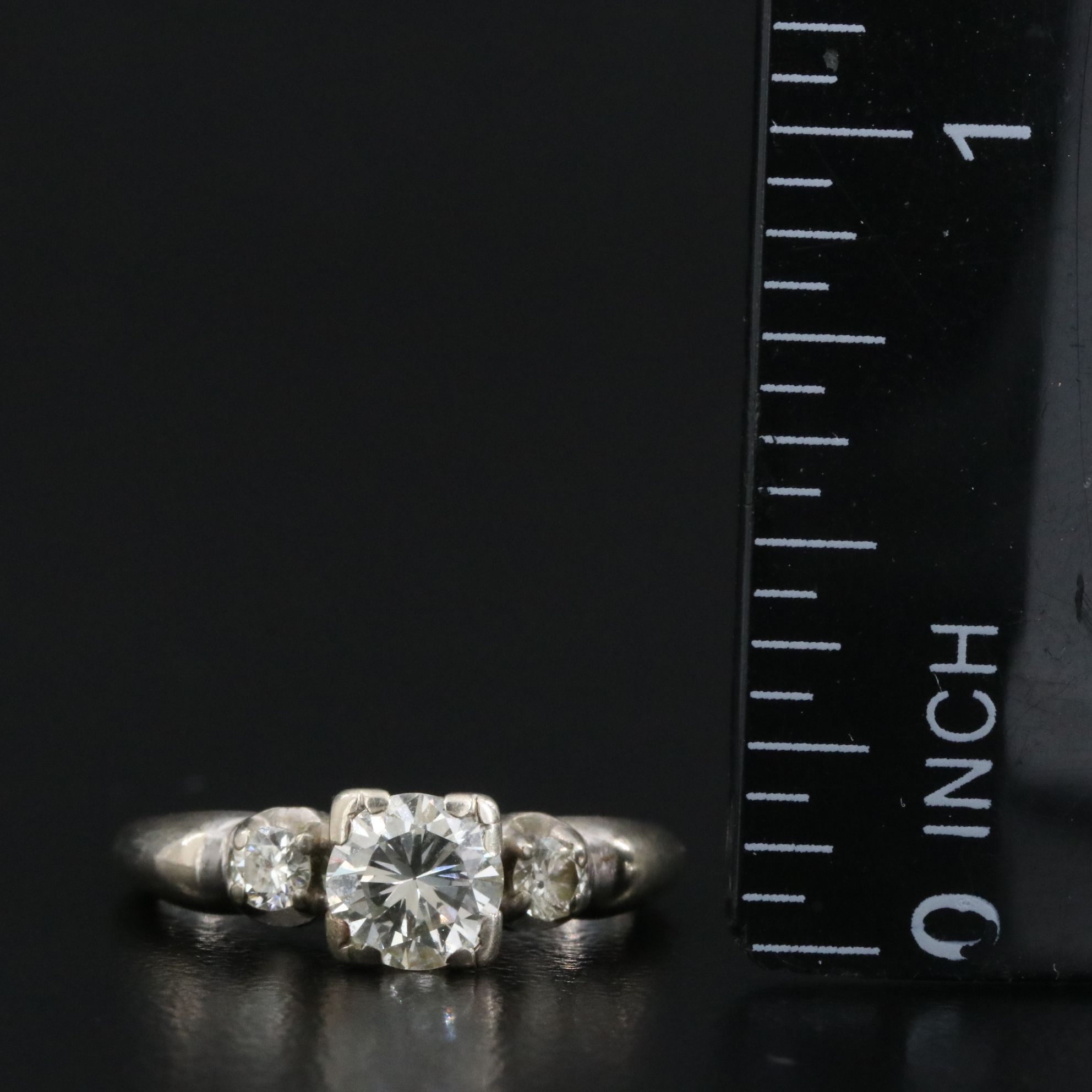 Vintage 14K 0.73 CTW Diamond Ring
