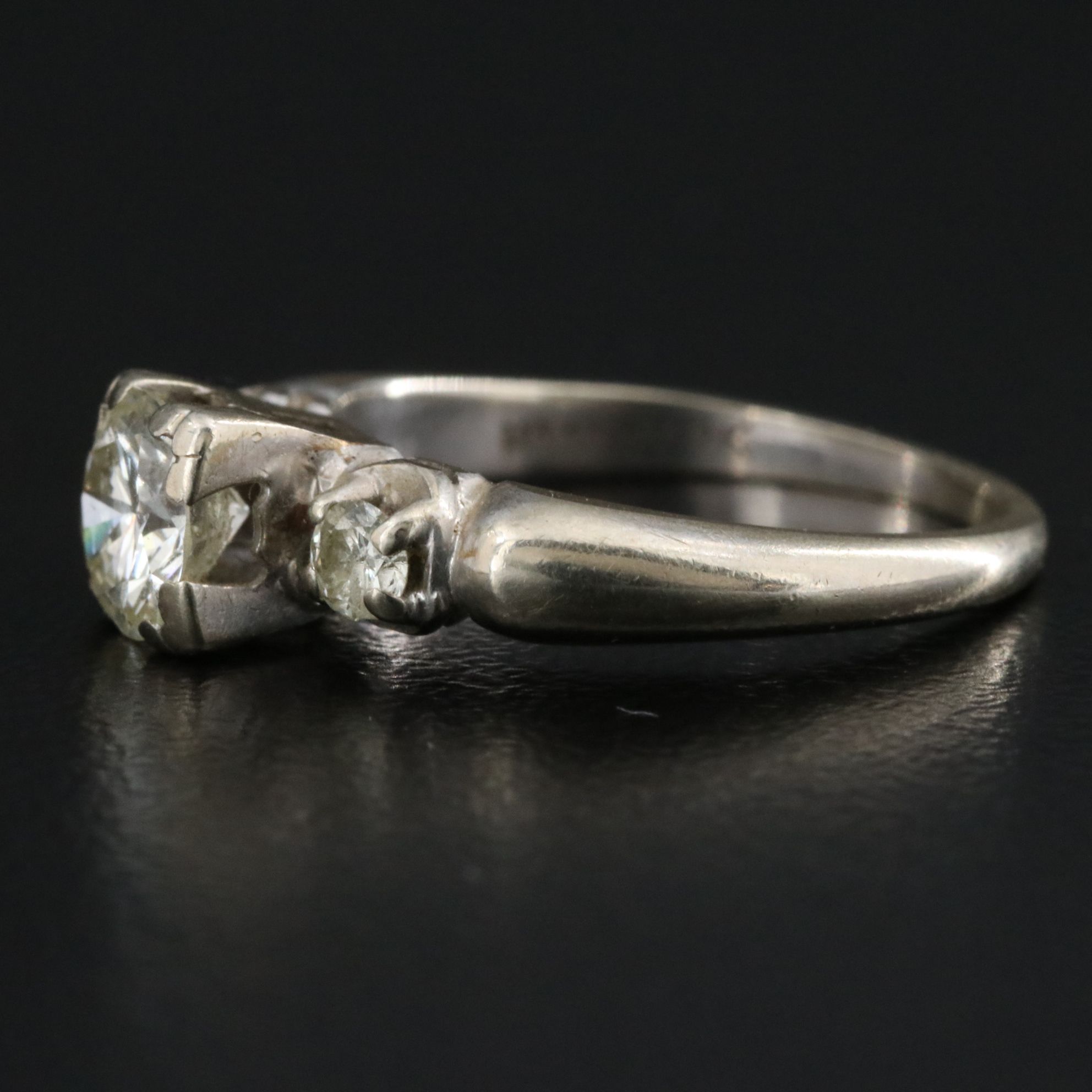 Vintage 14K 0.73 CTW Diamond Ring