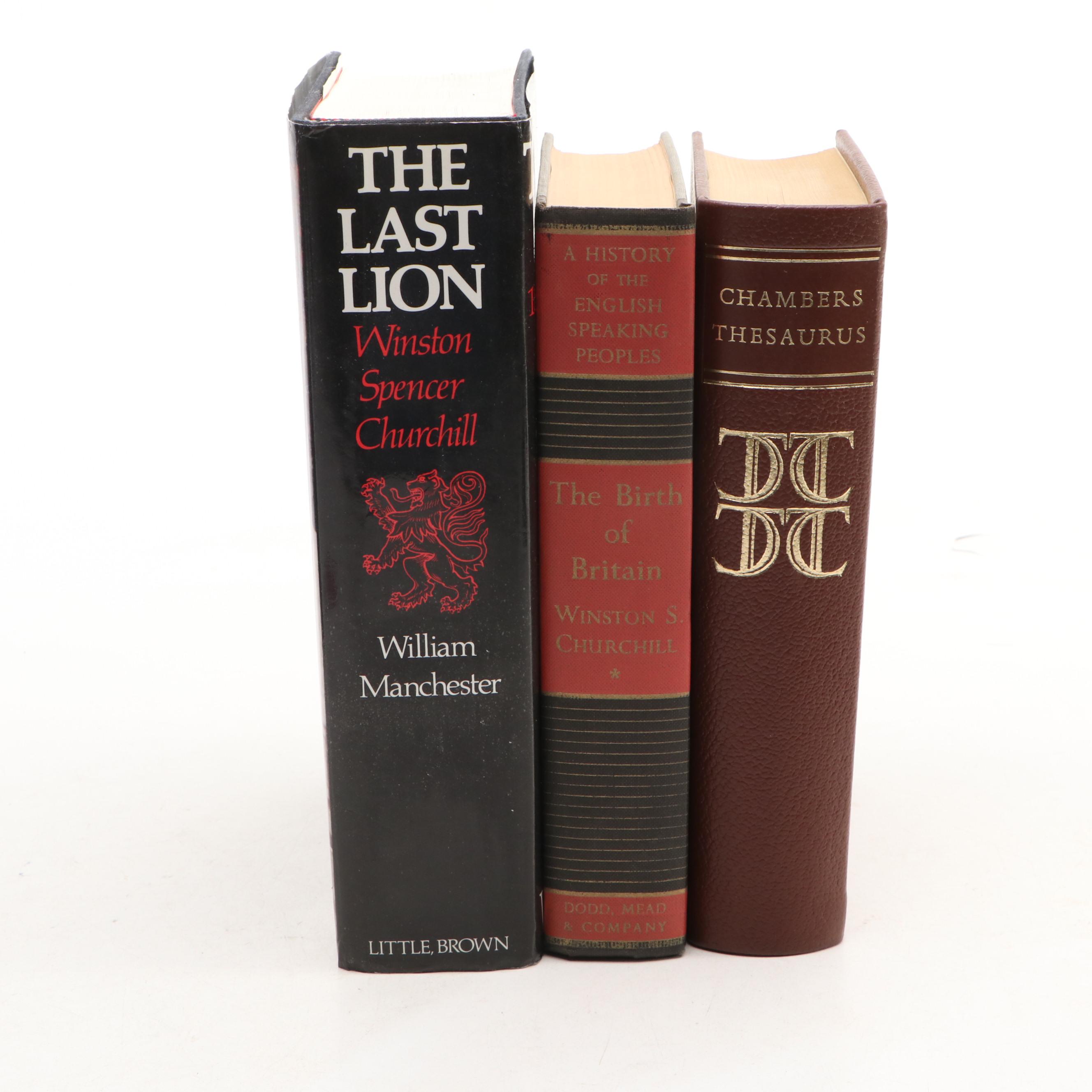 First Edition "The Last Lion: Winston Churchill" by William Manchester and More