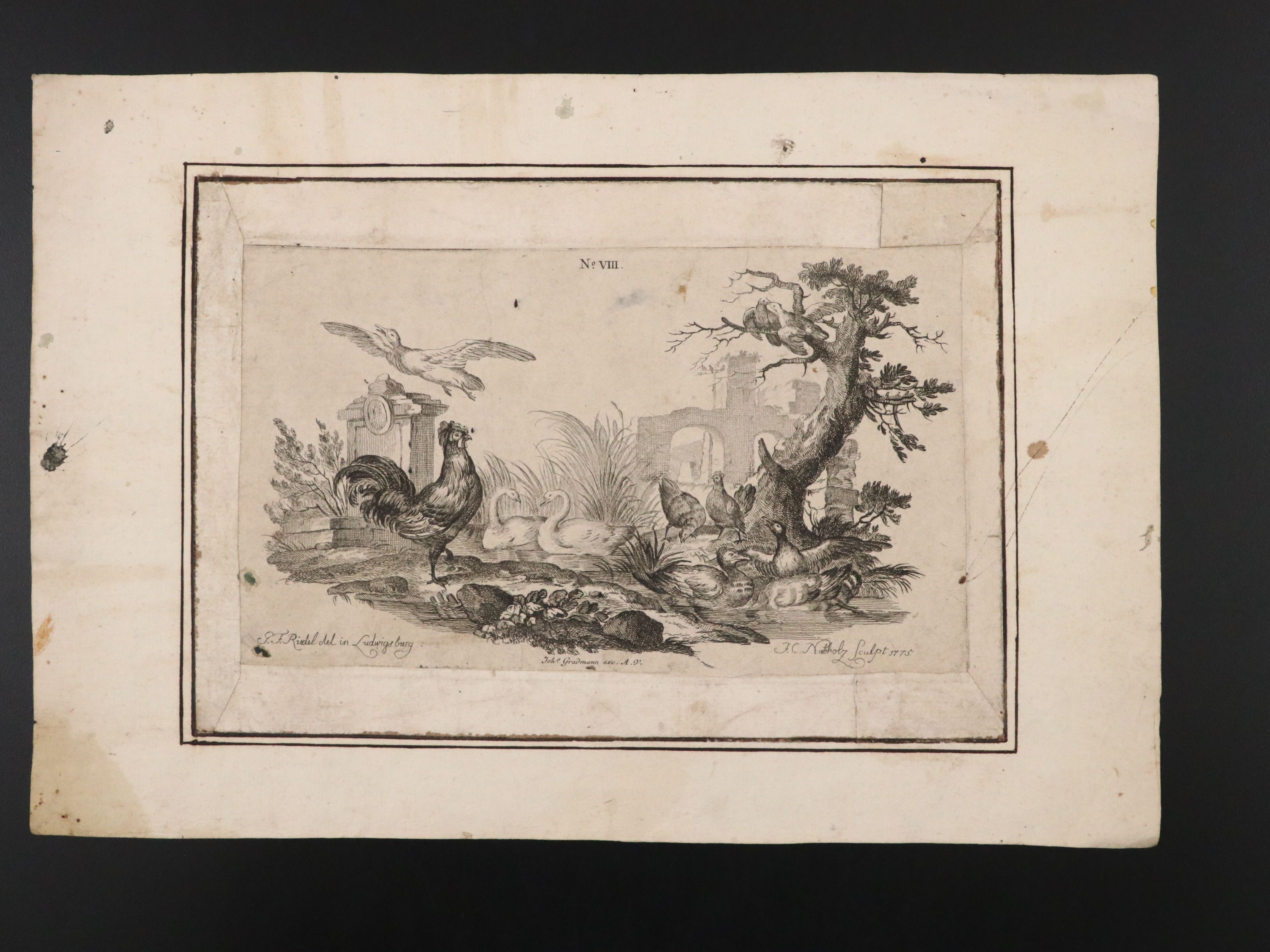 Group of Antique Etchings, 19th/18th Century