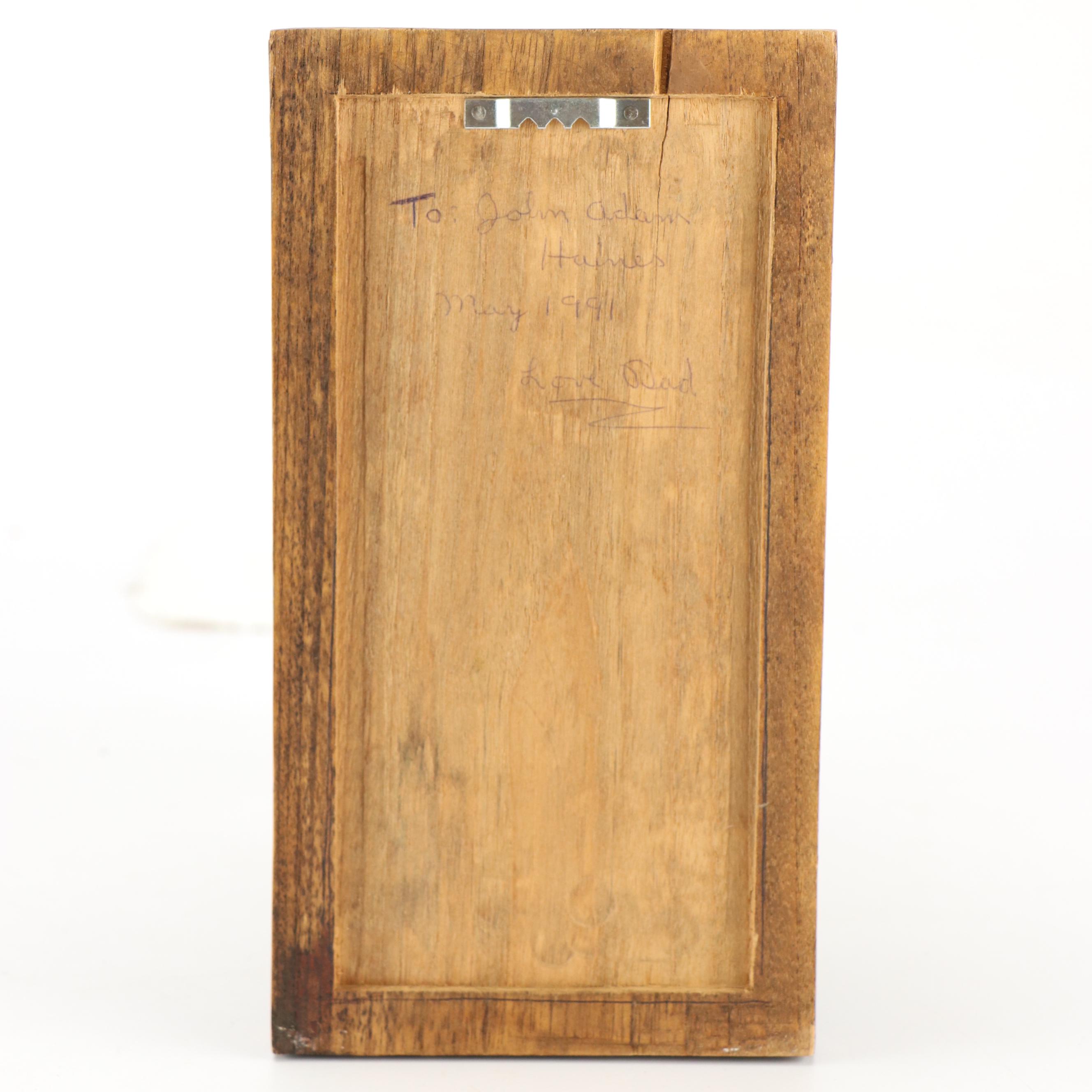 Black Forest Style Hand-Carved Wooden Wolf Head Corbel Shelf