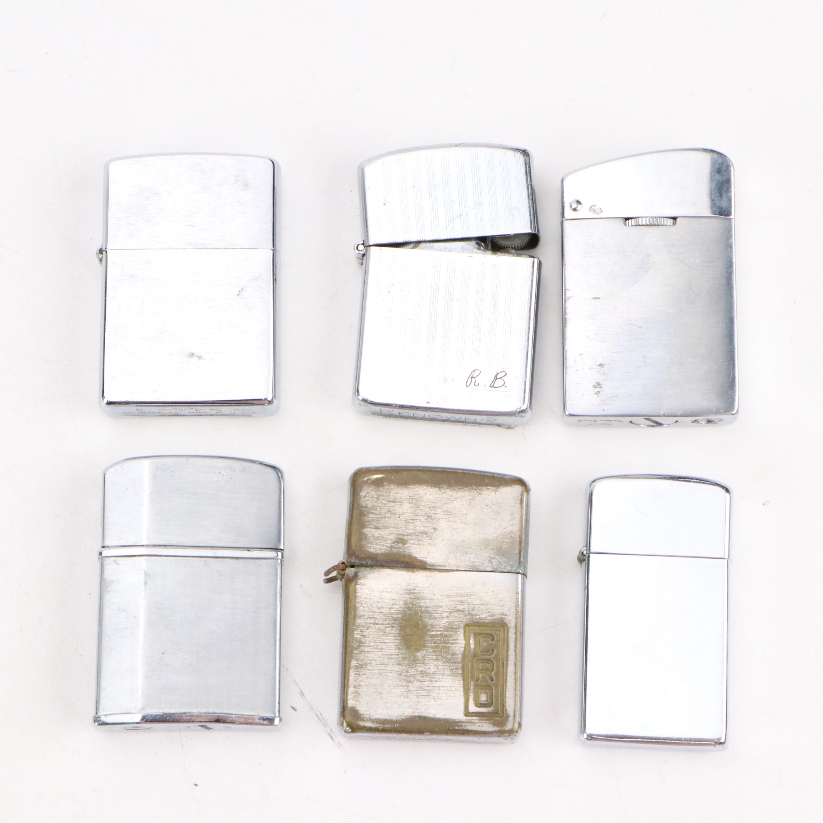 Zippo, Ronson, Zalma Cord and Other Windproof Metal Lighters