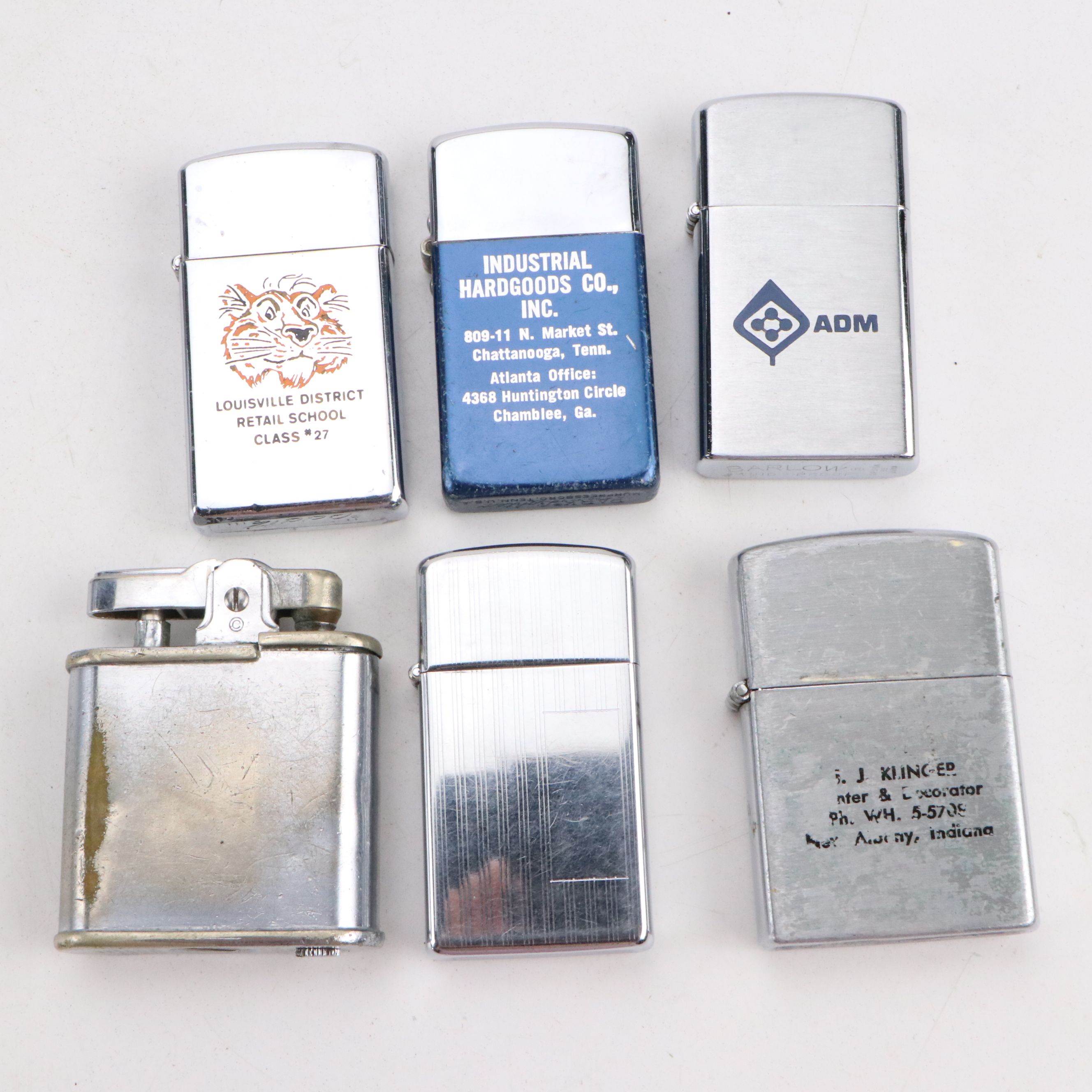 Zippo, Ronson, Zalma Cord and Other Windproof Metal Lighters