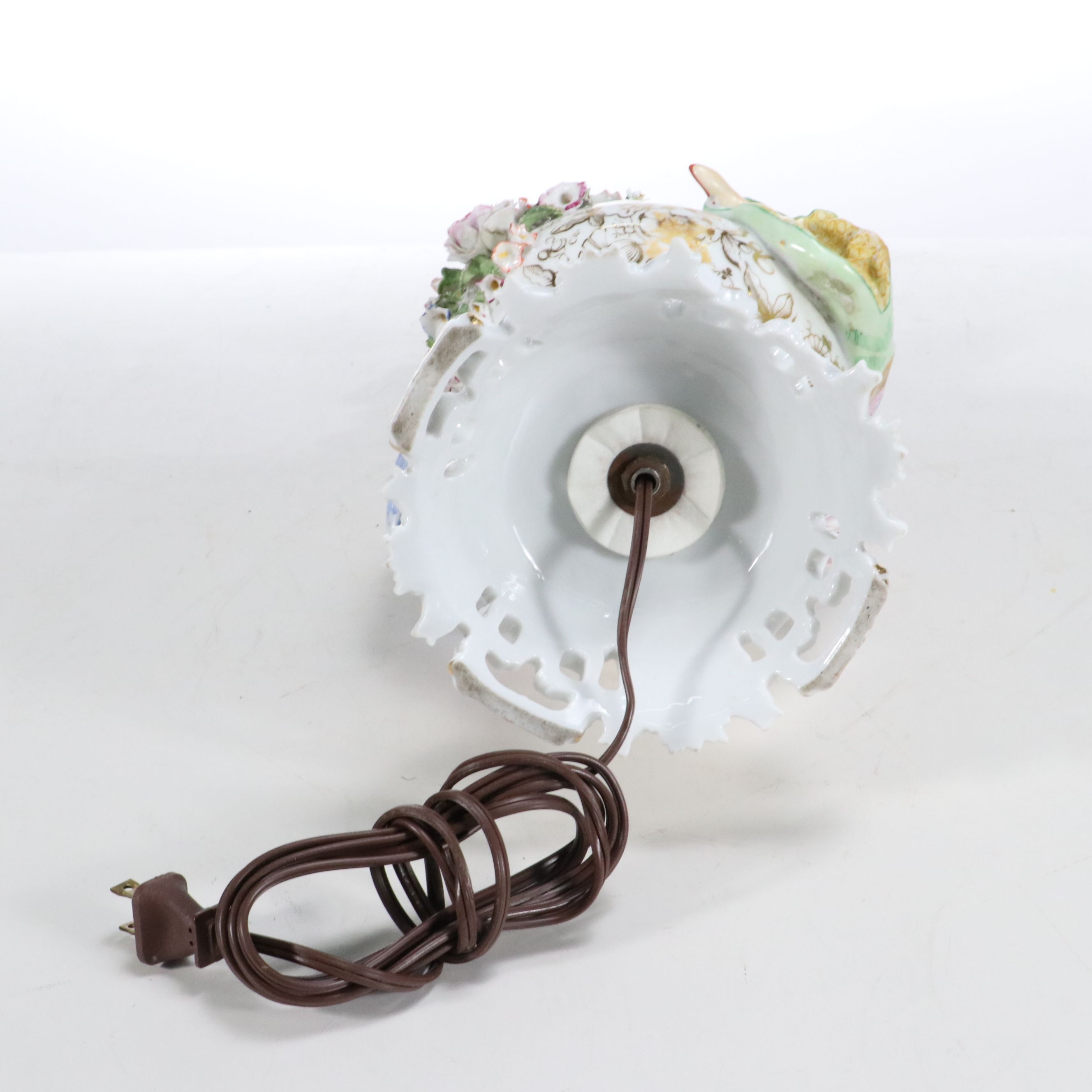 19th Century Jacob Petit French Chinoiserie Vases, Adapted to Lamps Mid-20th C