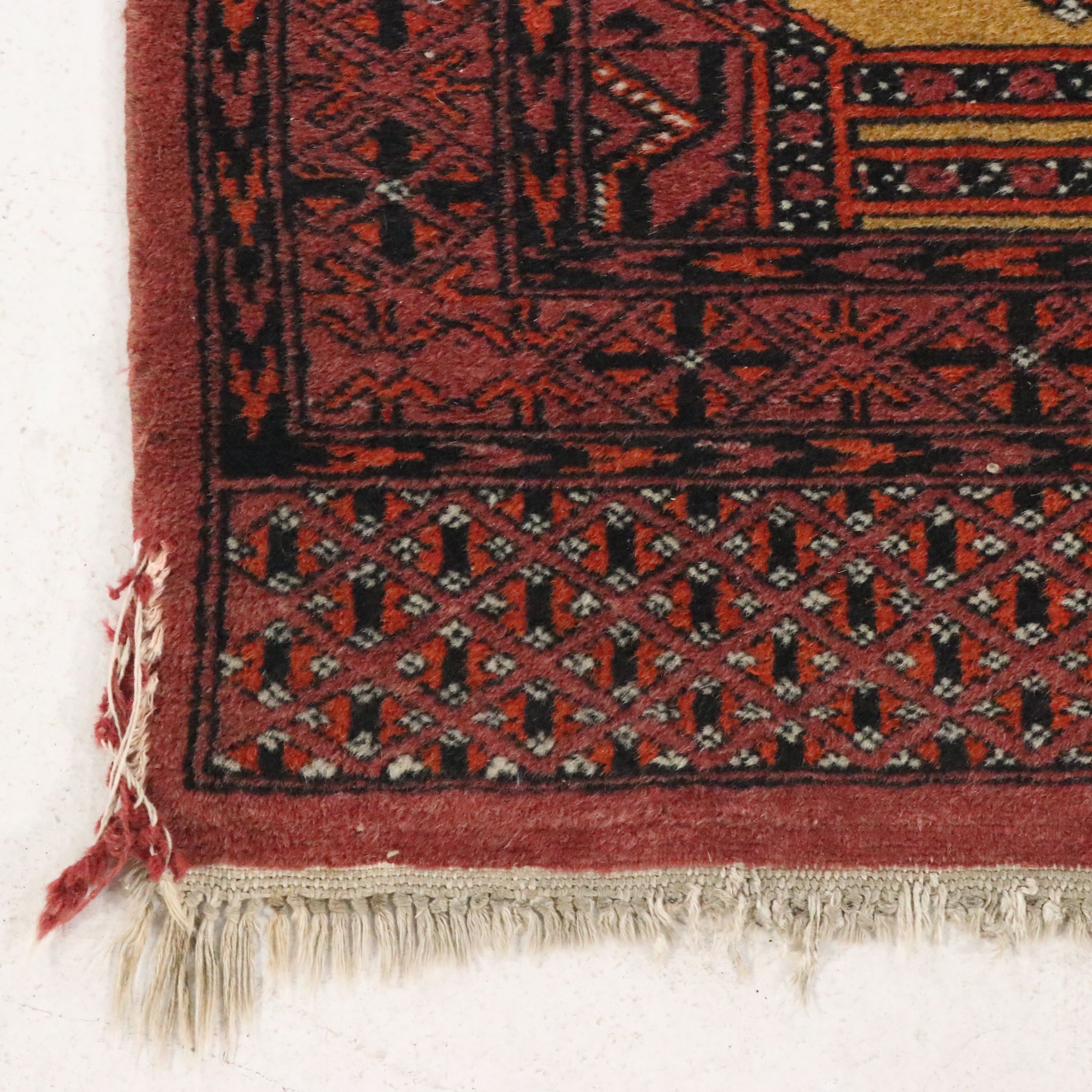 2'1 x 8'5 Hand-Knotted Pakistani Bokhara Carpet Runner